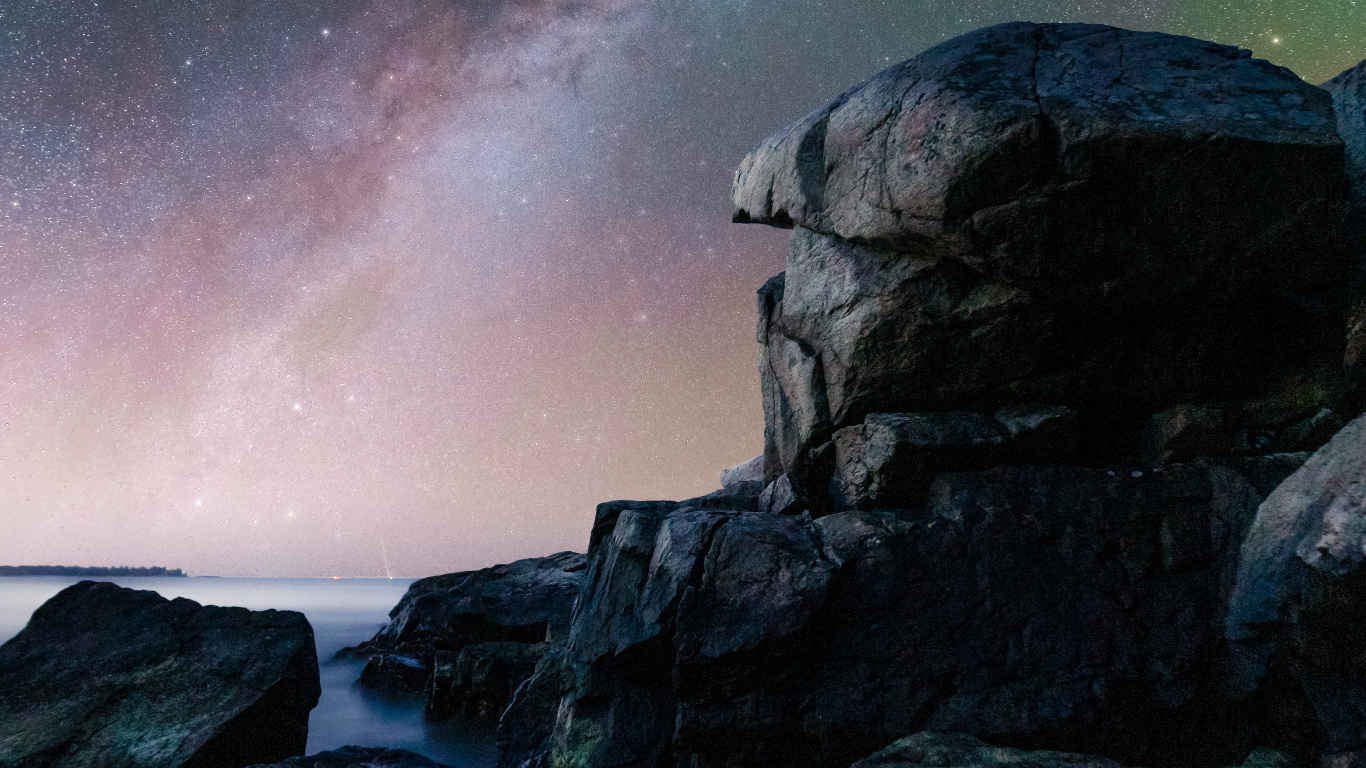 Ambiente, Paisaje Natural, Objeto Astronómico, Estrella. Wallpaper in 1366x768 Resolution