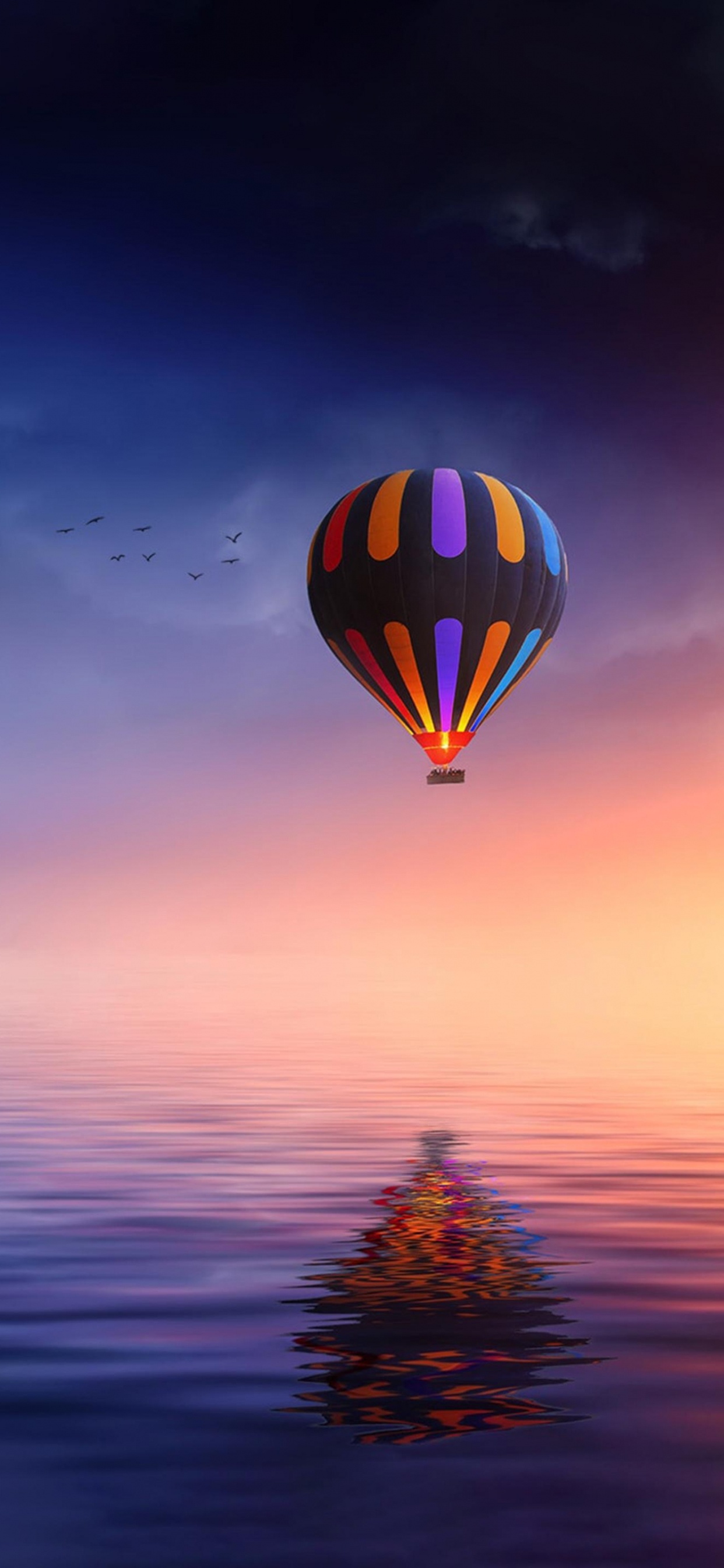 2021, Agua, Globos de Aire Caliente, Aeróstato, Ambiente. Wallpaper in 1242x2688 Resolution