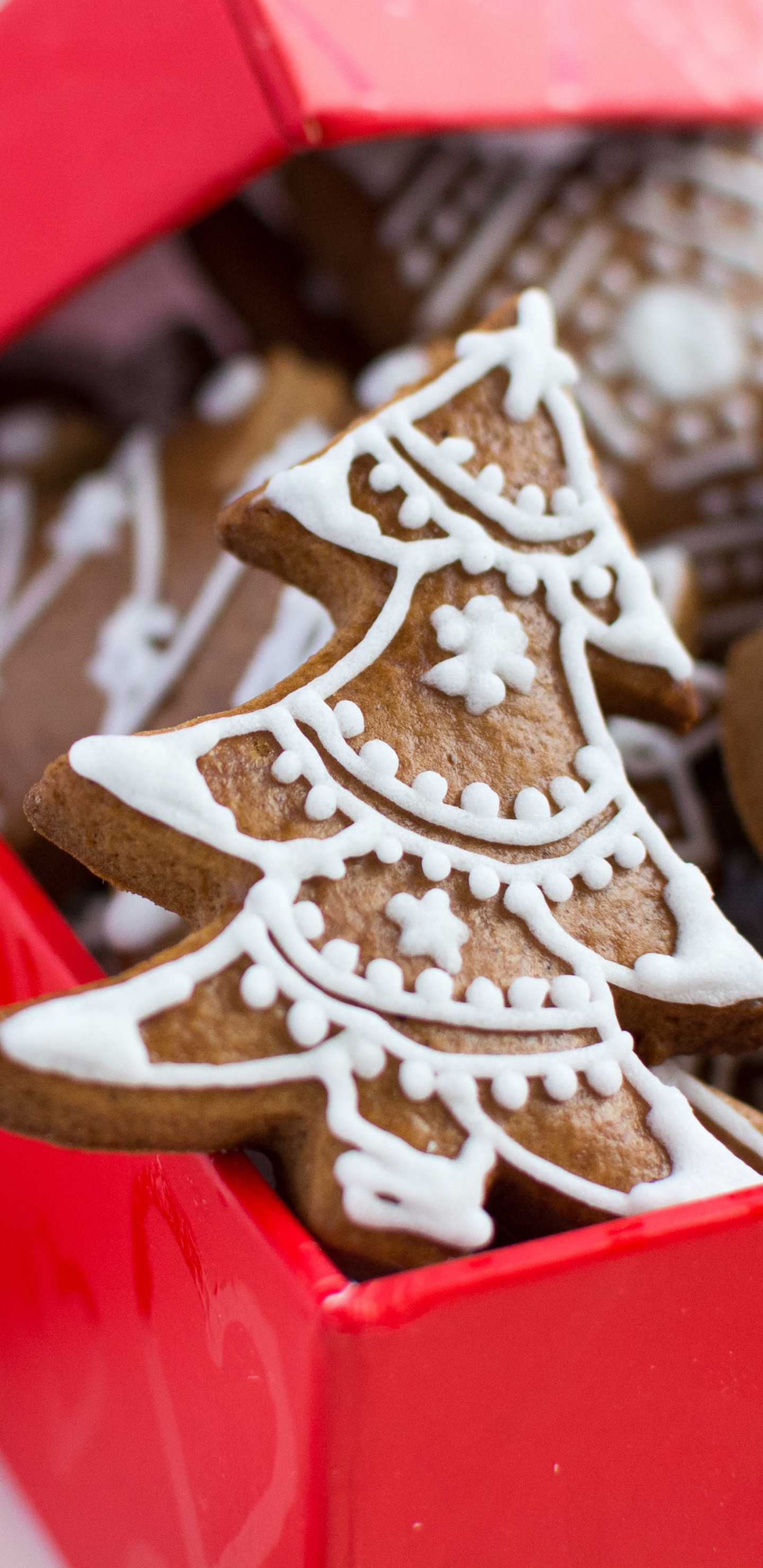 Back, Cookie, Lebkuchen-Mann, Weihnachten, Lebensmittel. Wallpaper in 1440x2960 Resolution