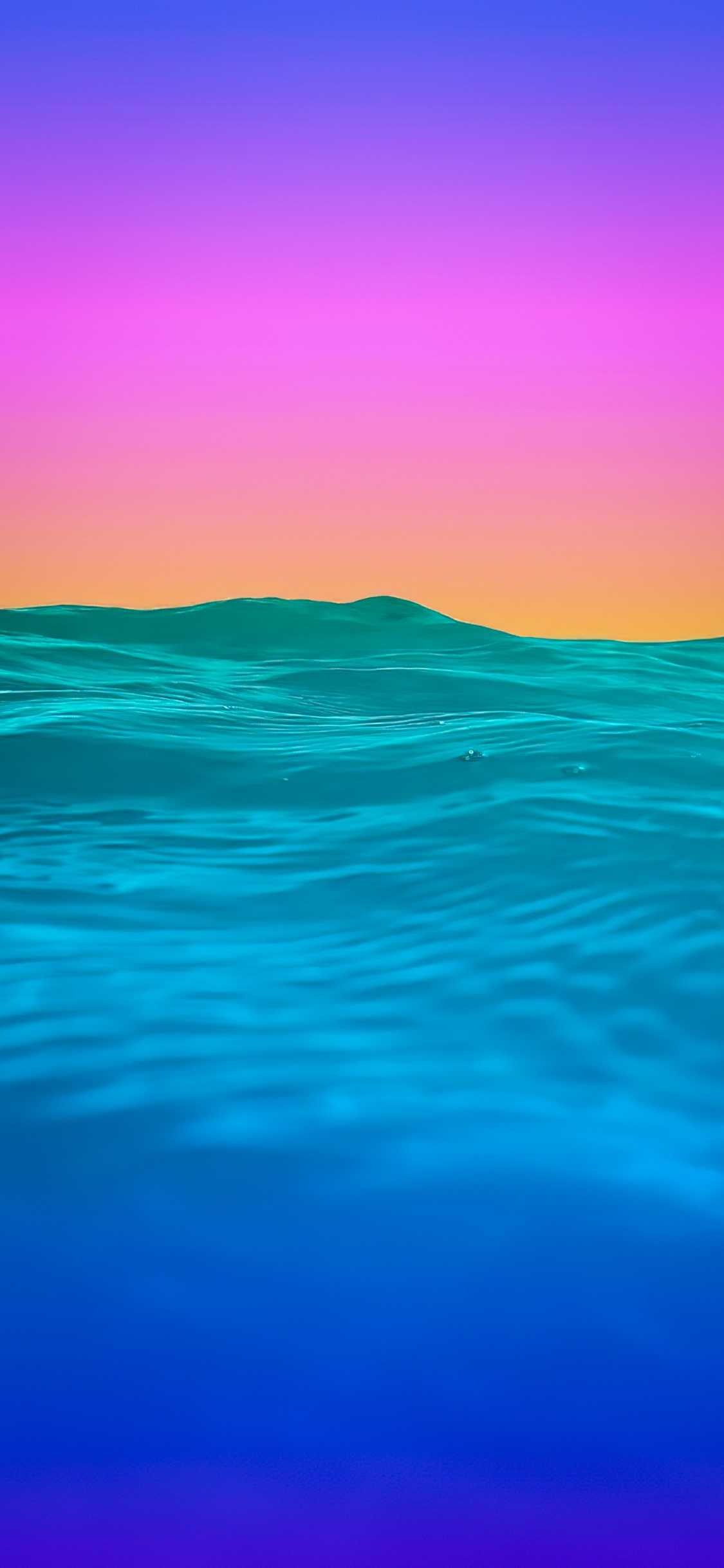 大海, 液体, Azure, 流体, 水上 壁纸 1125x2436 允许