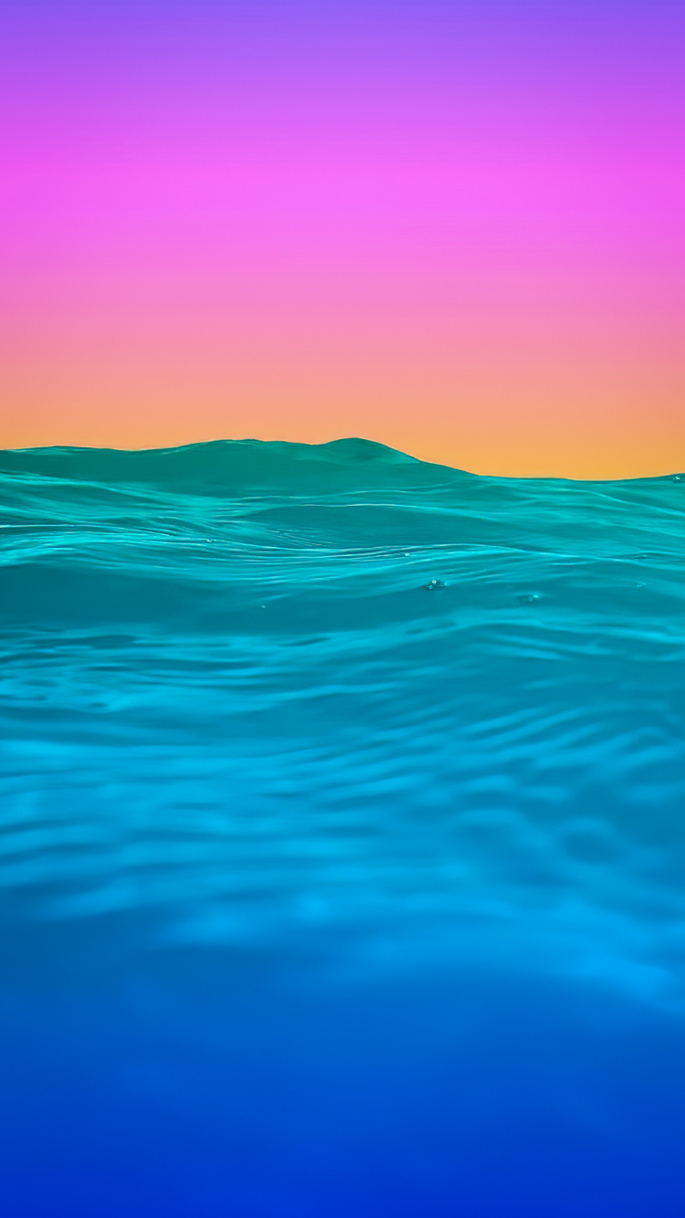 大海, 液体, Azure, 流体, 水上 壁纸 750x1334 允许