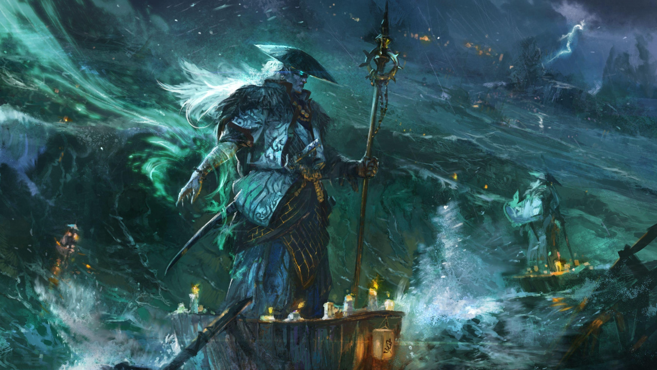 Black and Brown Dragon Holding a Sword. Wallpaper in 1280x720 Resolution