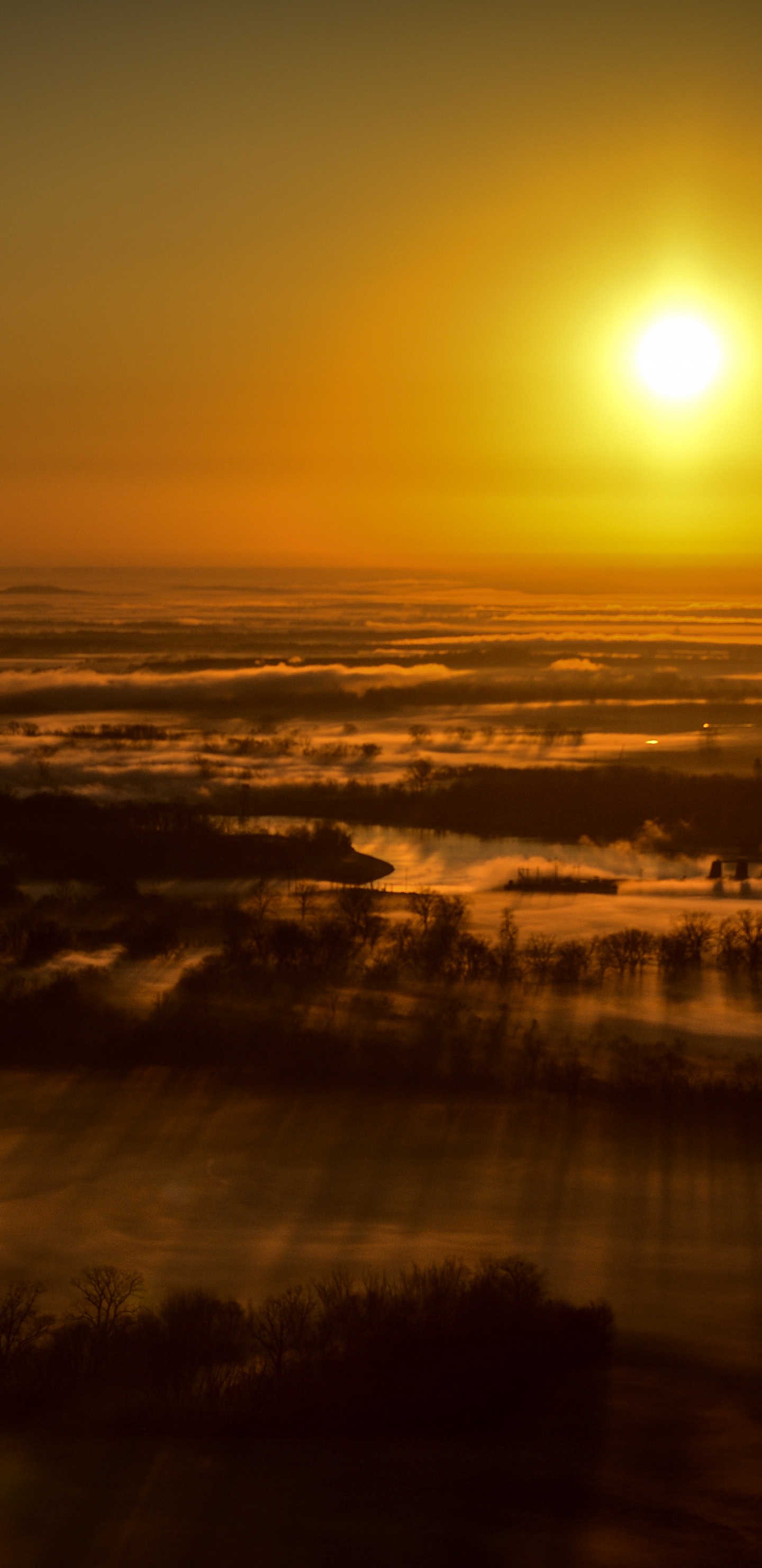 Sunset, Horizon, Cloud, Sunrise, Atmosphere. Wallpaper in 1440x2960 Resolution