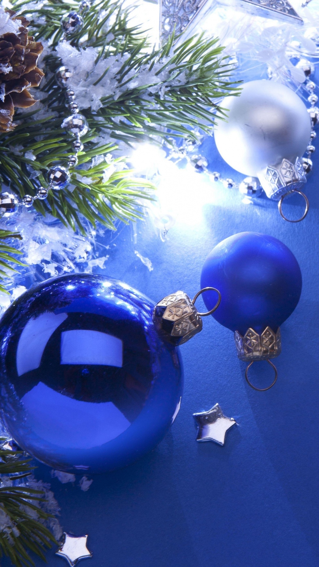 Azul, Adorno de Navidad, Decoración de la Navidad, Azul Majorelle, Azul Cobalto. Wallpaper in 1080x1920 Resolution