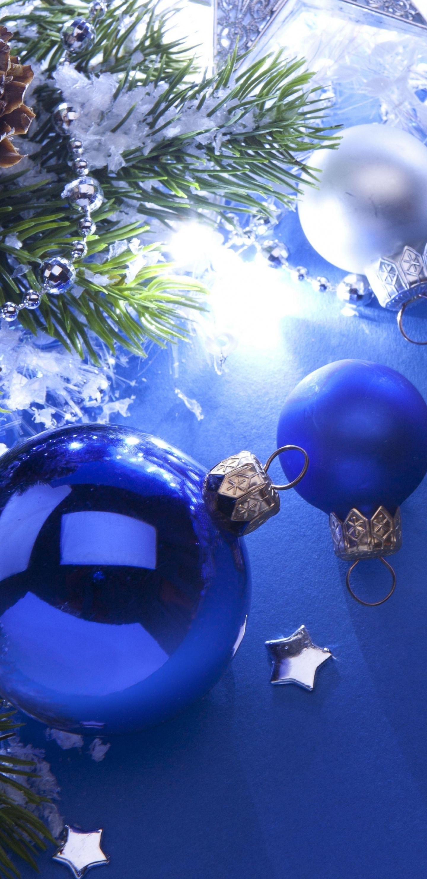 Blau, Christmas Ornament, Weihnachtsdekoration, Majorelle-blau, Kobaltblau. Wallpaper in 1440x2960 Resolution