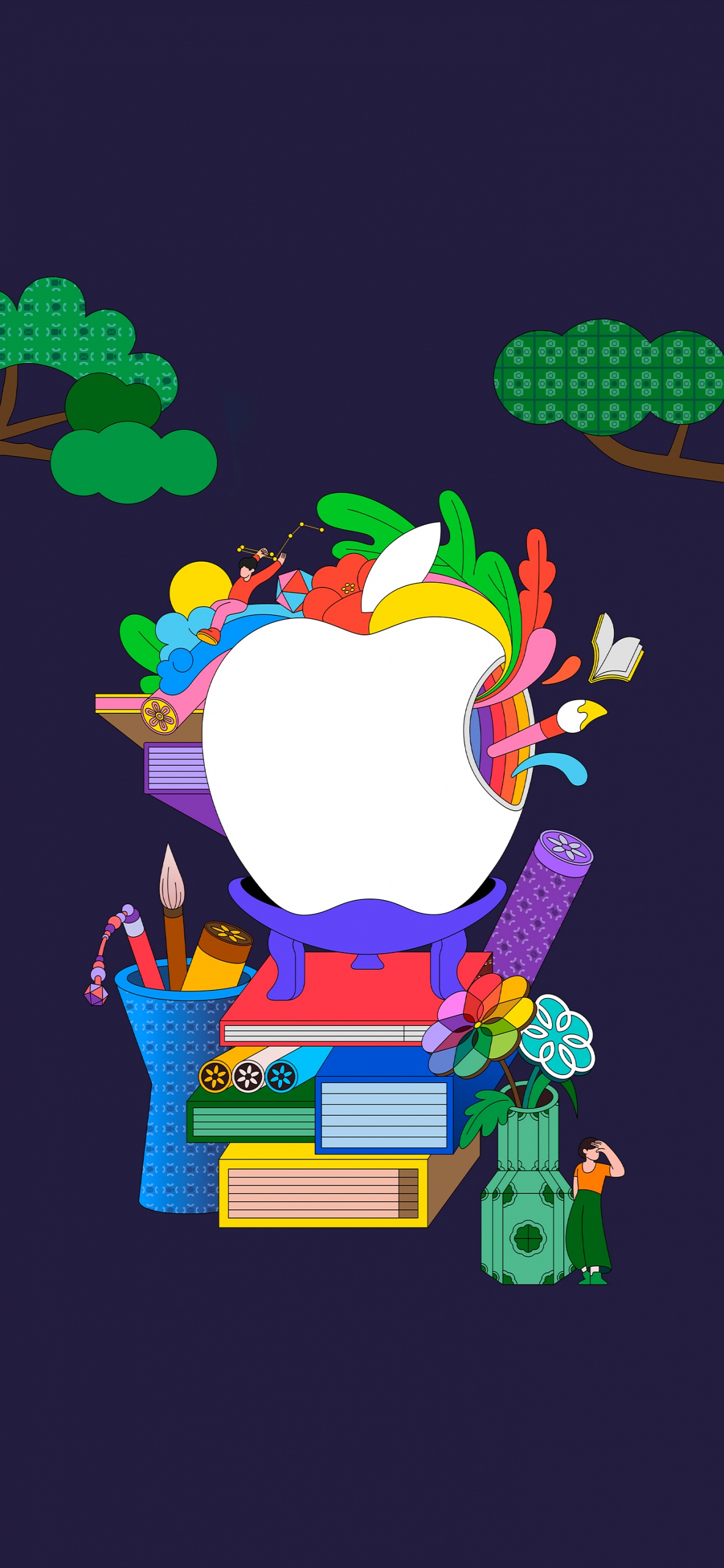 Apple, Revendeur Agréé Pomme Frisbee, Apple Store, Pomme Garosugil, Red. Wallpaper in 1242x2688 Resolution