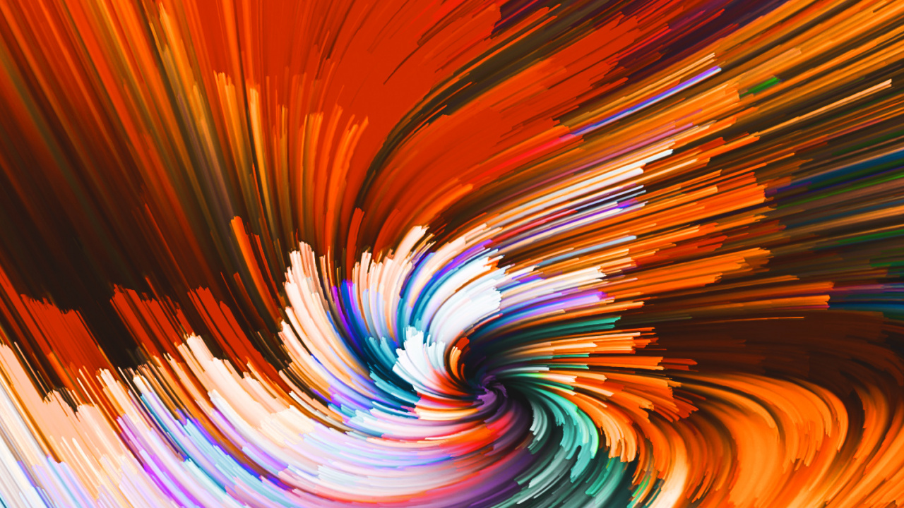 Psychedelic Art, Red, Orange, Design, Graphic Design. Wallpaper in 1280x720 Resolution