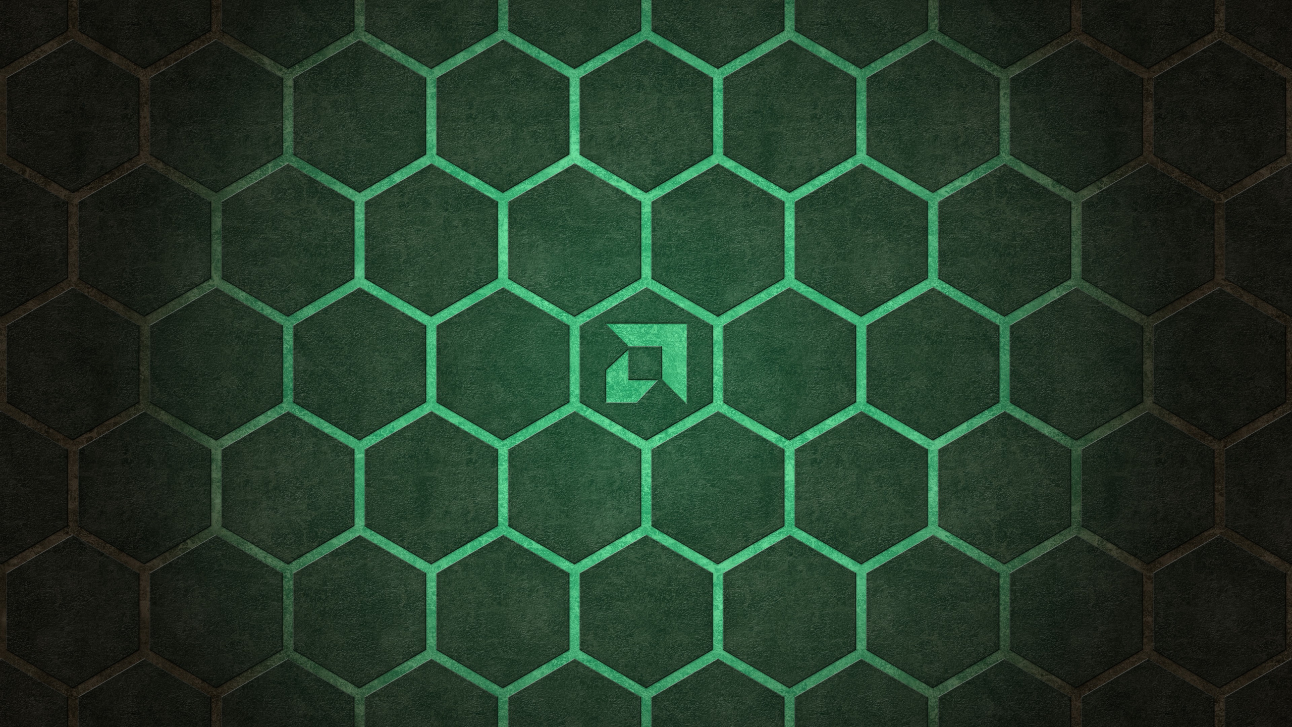 Alienware, Green, Symétrie, Conception, Ligne. Wallpaper in 2560x1440 Resolution