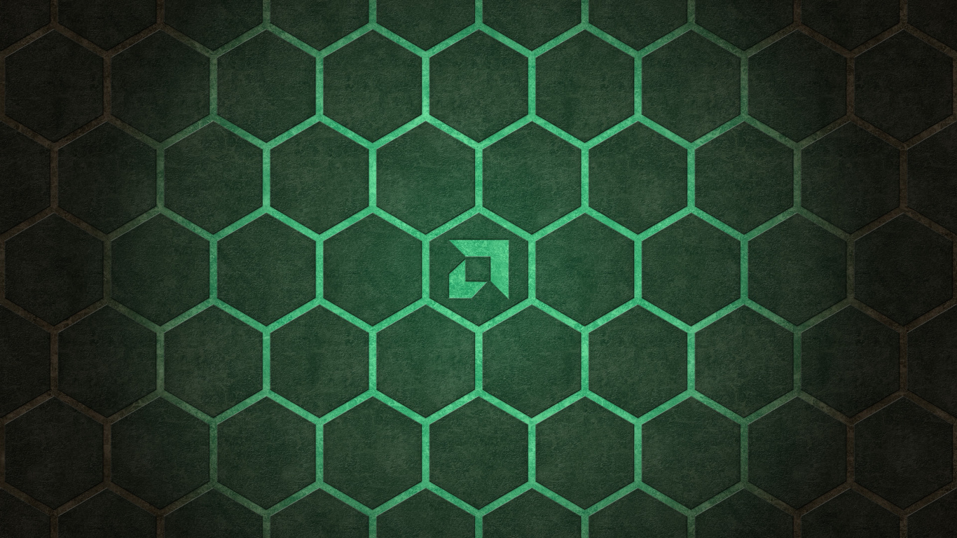 Alienware, Green, Pattern, Symmetry, Design. Wallpaper in 1366x768 Resolution