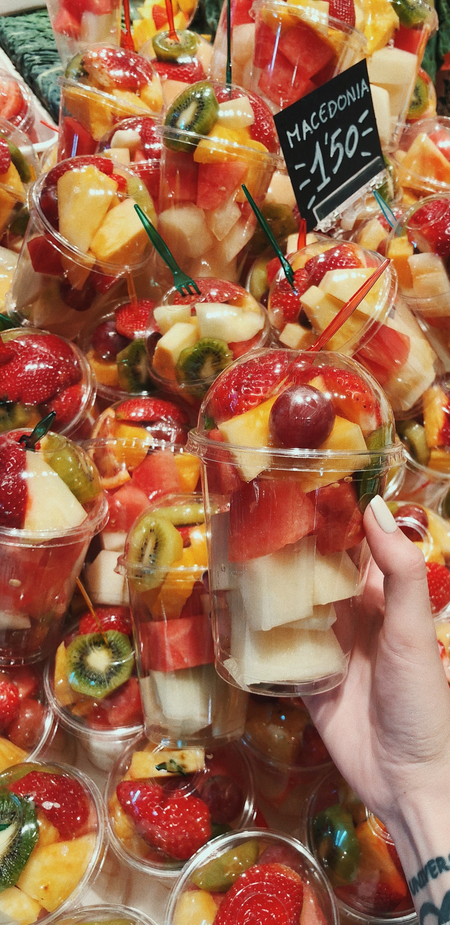 Appetizer, Pincho, Canap, Dessert, Strawberry. Wallpaper in 1440x2960 Resolution