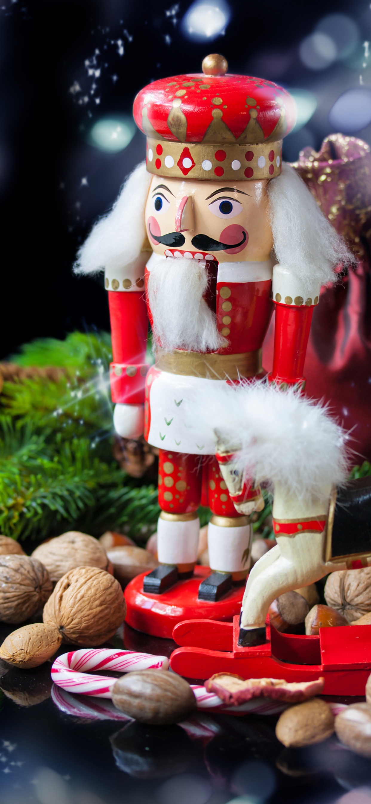 El Día De Navidad, Cascanueces, Navidad, Decoración de la Navidad. Wallpaper in 1242x2688 Resolution