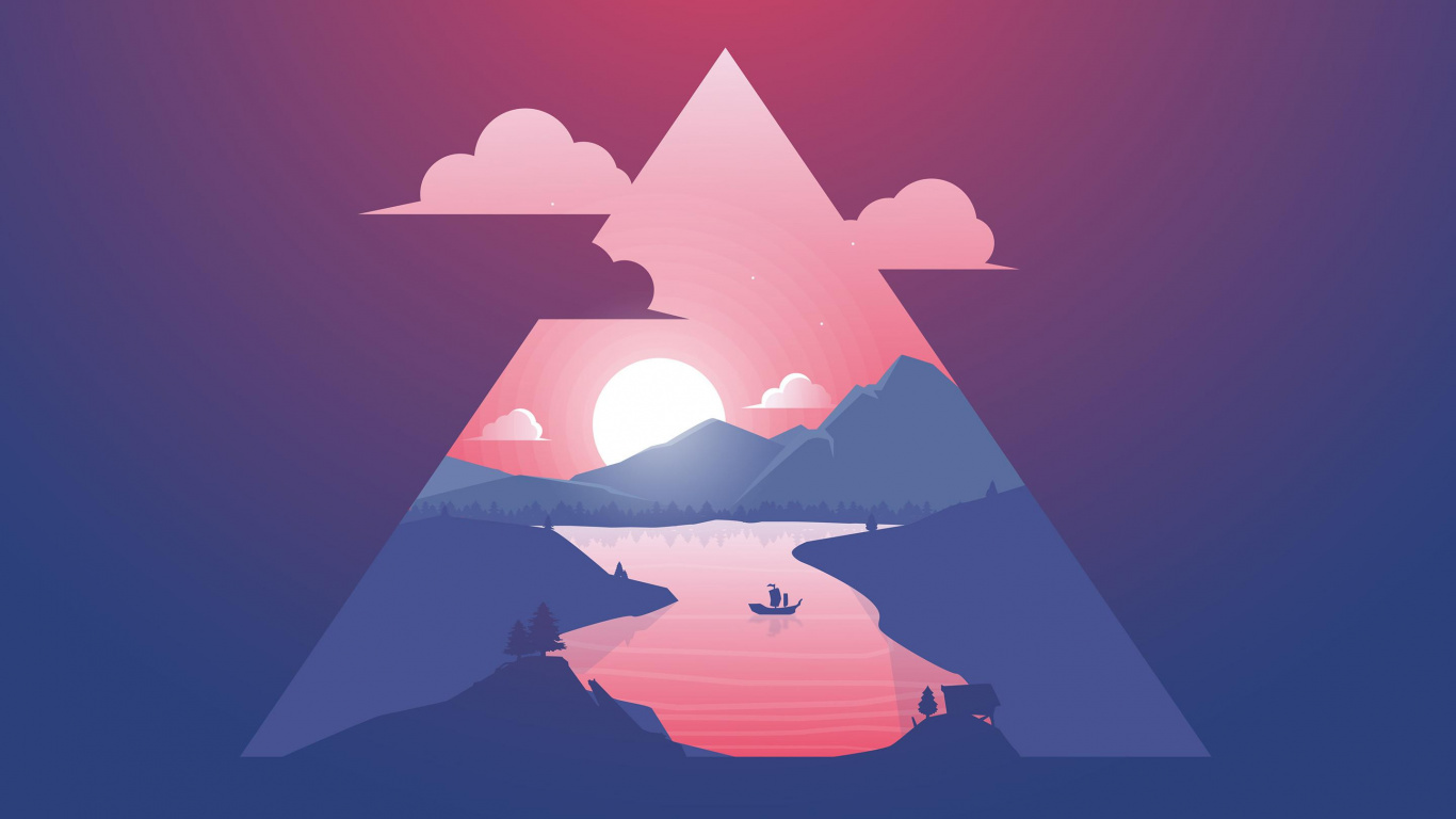 el Minimalismo, el Arte Abstracto, Gesto, Arte, Feliz. Wallpaper in 1366x768 Resolution