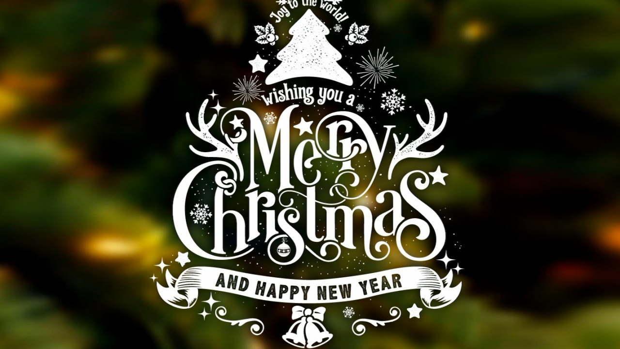 New Year, Christmas, Christmas Tree, Christmas Day, Christmas Decoration. Wallpaper in 1280x720 Resolution