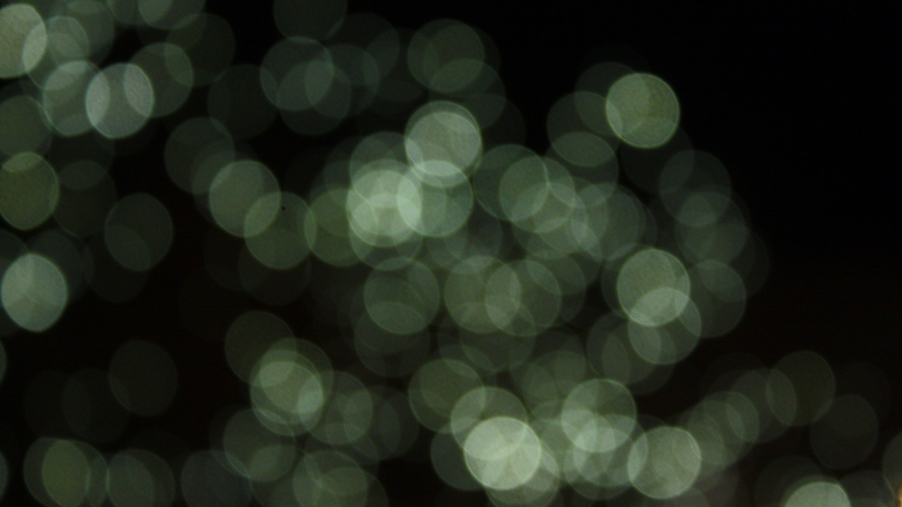 Lumières Bokeh Vertes et Blanches. Wallpaper in 1280x720 Resolution