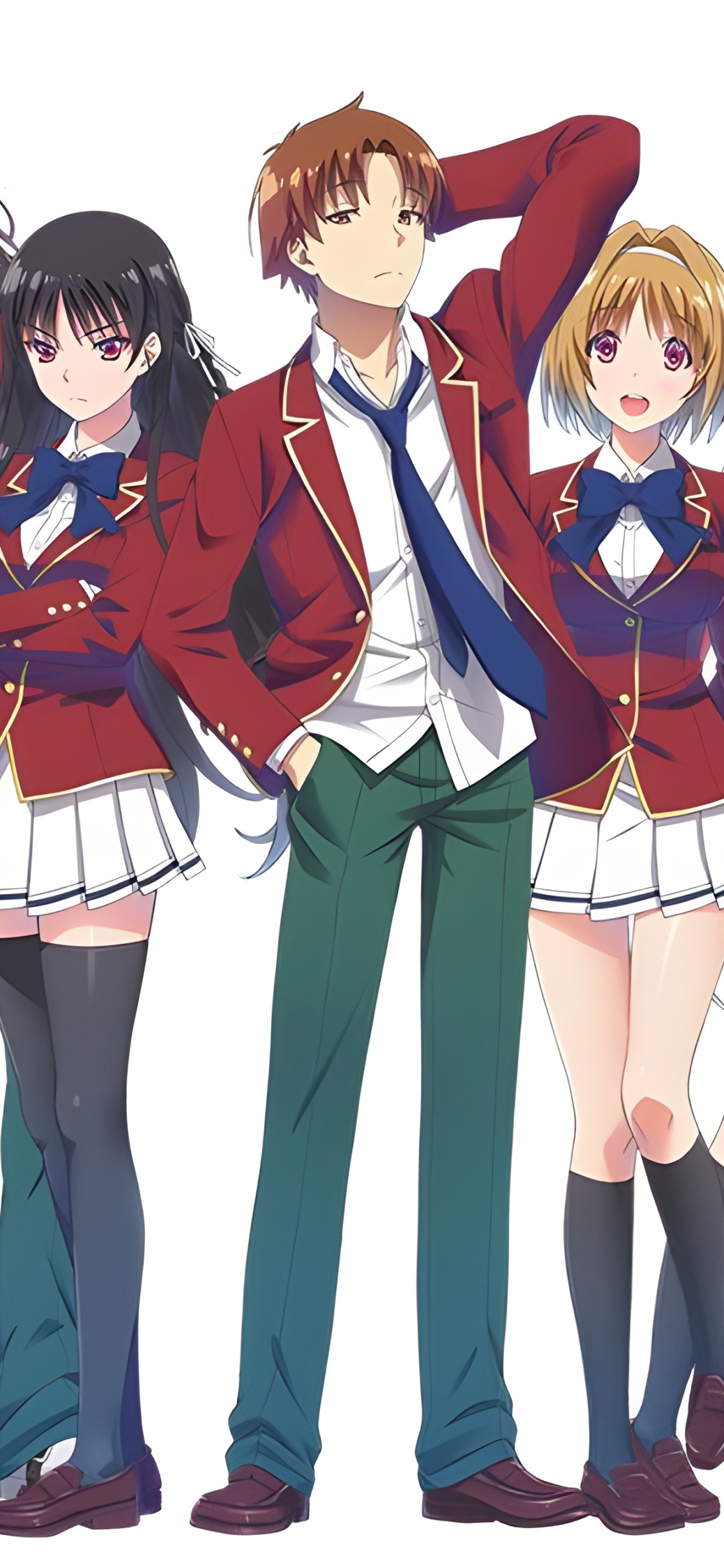 Bemaltes Haus Shlomi, Kiyotaka Ayanokoji, Klassenzimmer Der Elite, Klassenzimmer Der Elite – Staffel 1, Zeichentrickfilm. Wallpaper in 1125x2436 Resolution