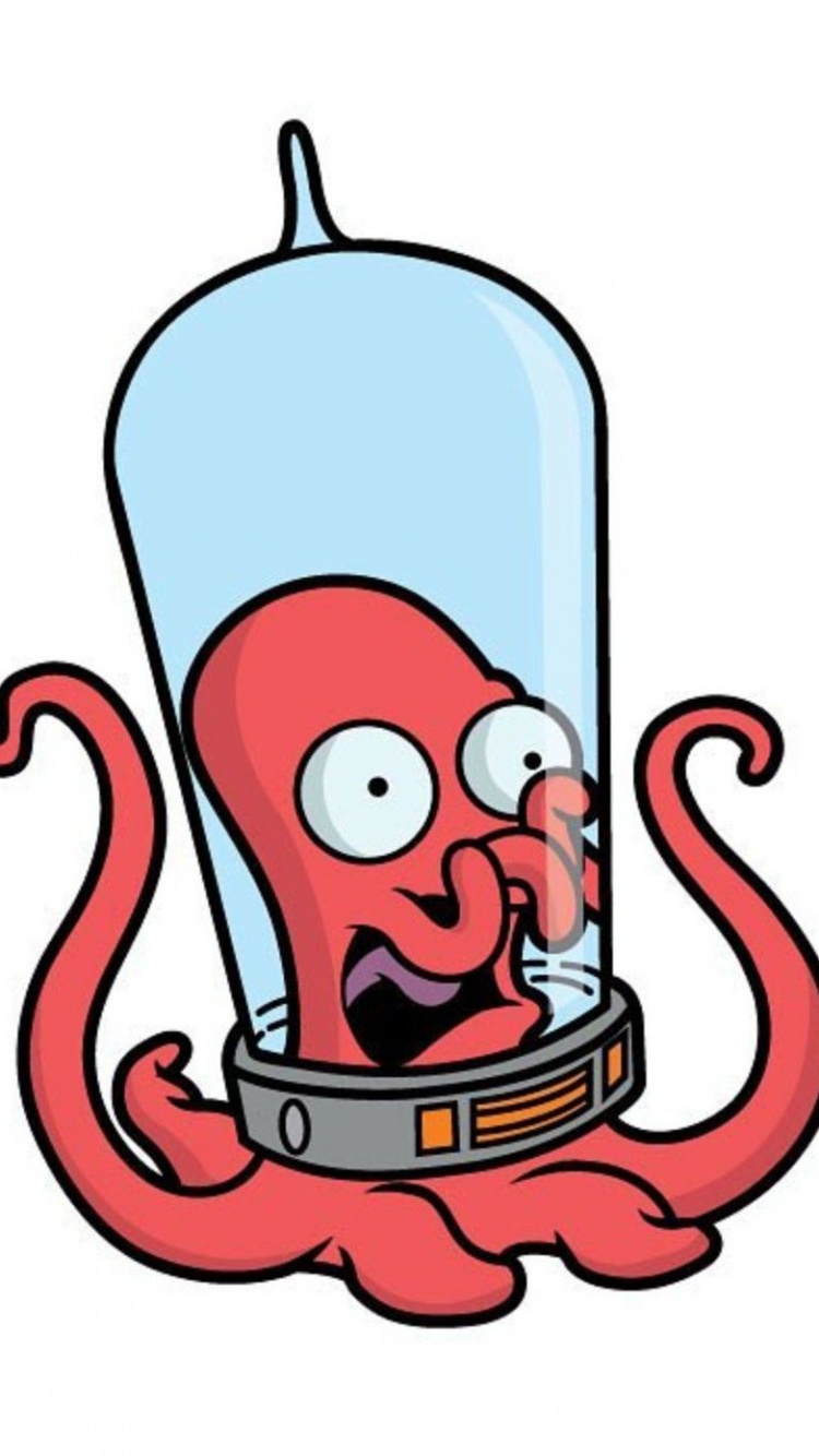 Personaje de Dibujos Animados Rojo y Marrón. Wallpaper in 750x1334 Resolution