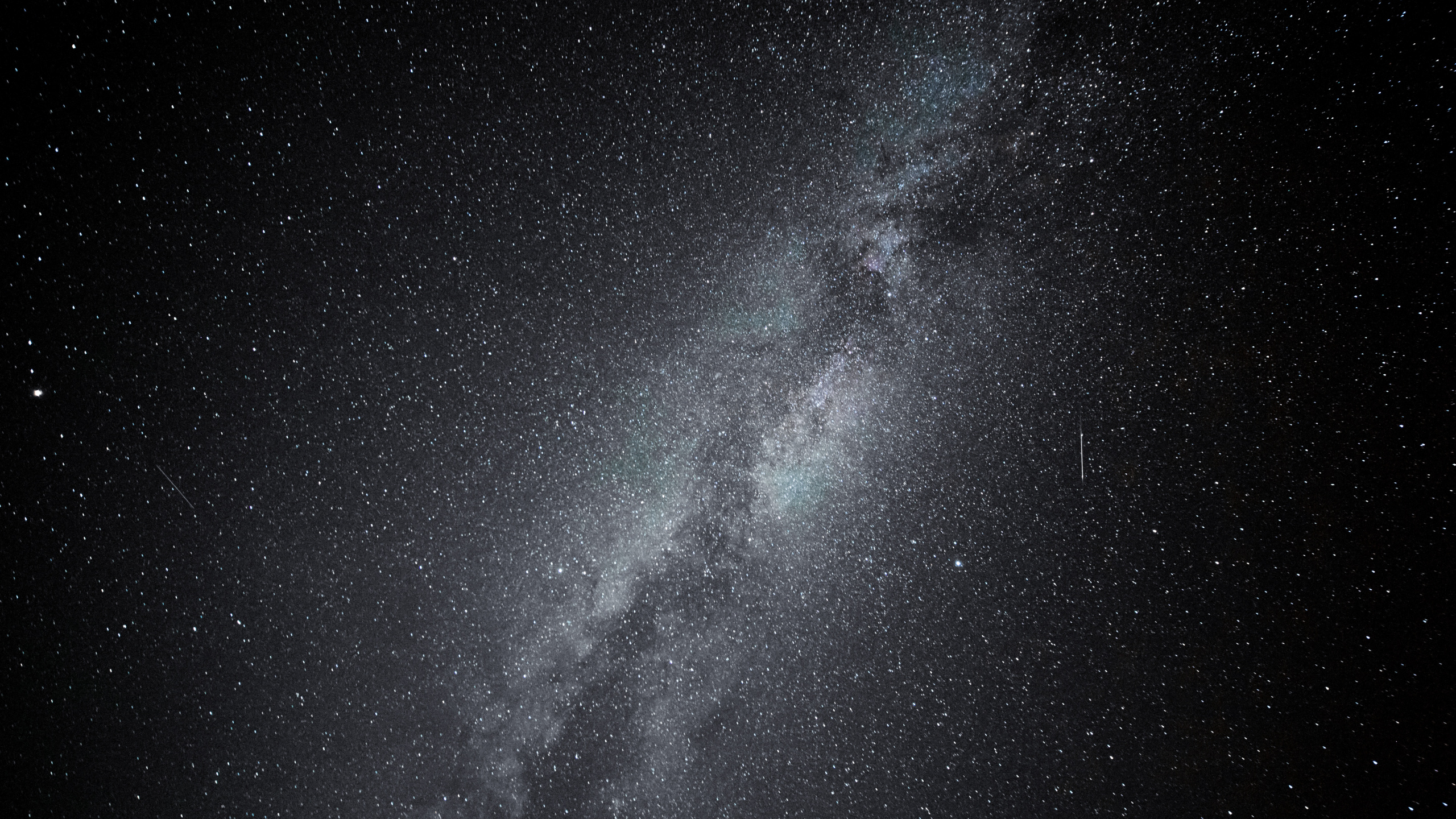 Starry Night Sky Over The Starry Night. Wallpaper in 2560x1440 Resolution