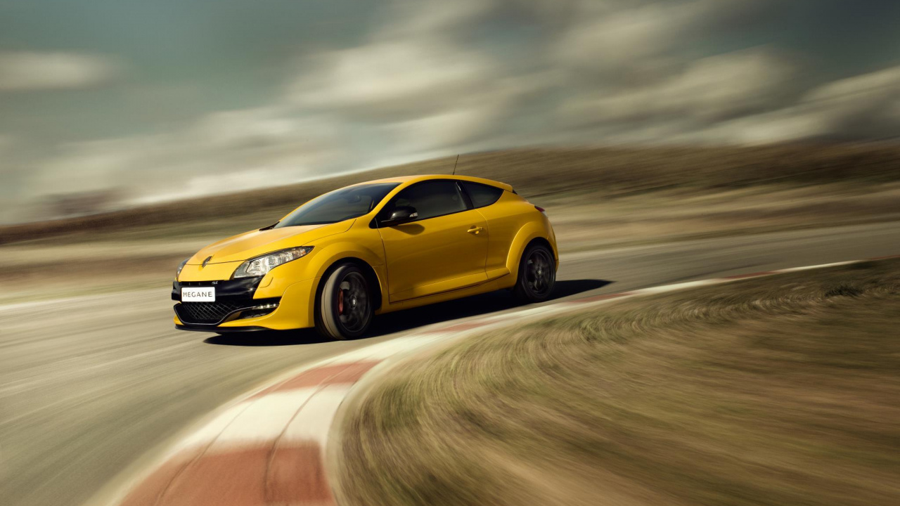 Yellow Porsche 911 on Road. Wallpaper in 1280x720 Resolution