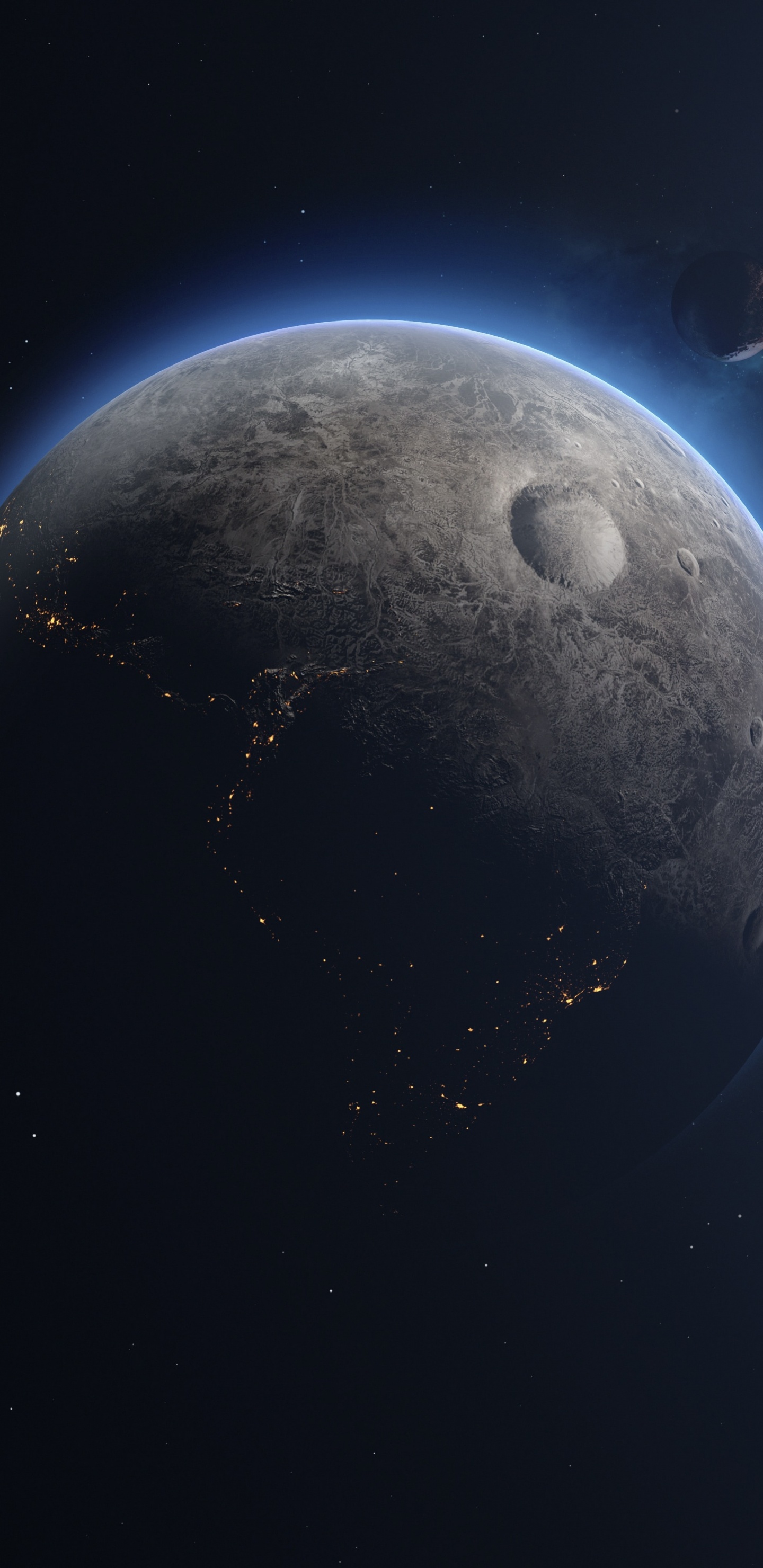 Atmosphere, Moon, Astronomical Object, World, Science. Wallpaper in 1440x2960 Resolution