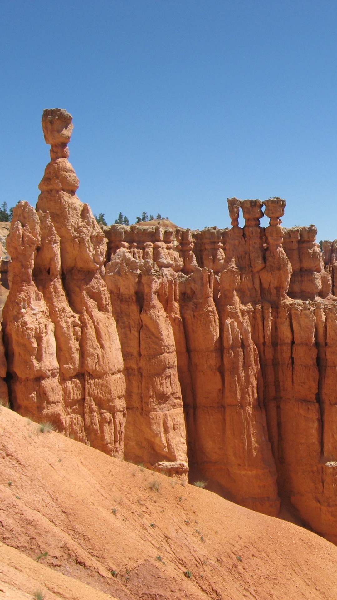 Brown Rock Formation Under Blue Sky During Daytime. Wallpaper in 1080x1920 Resolution