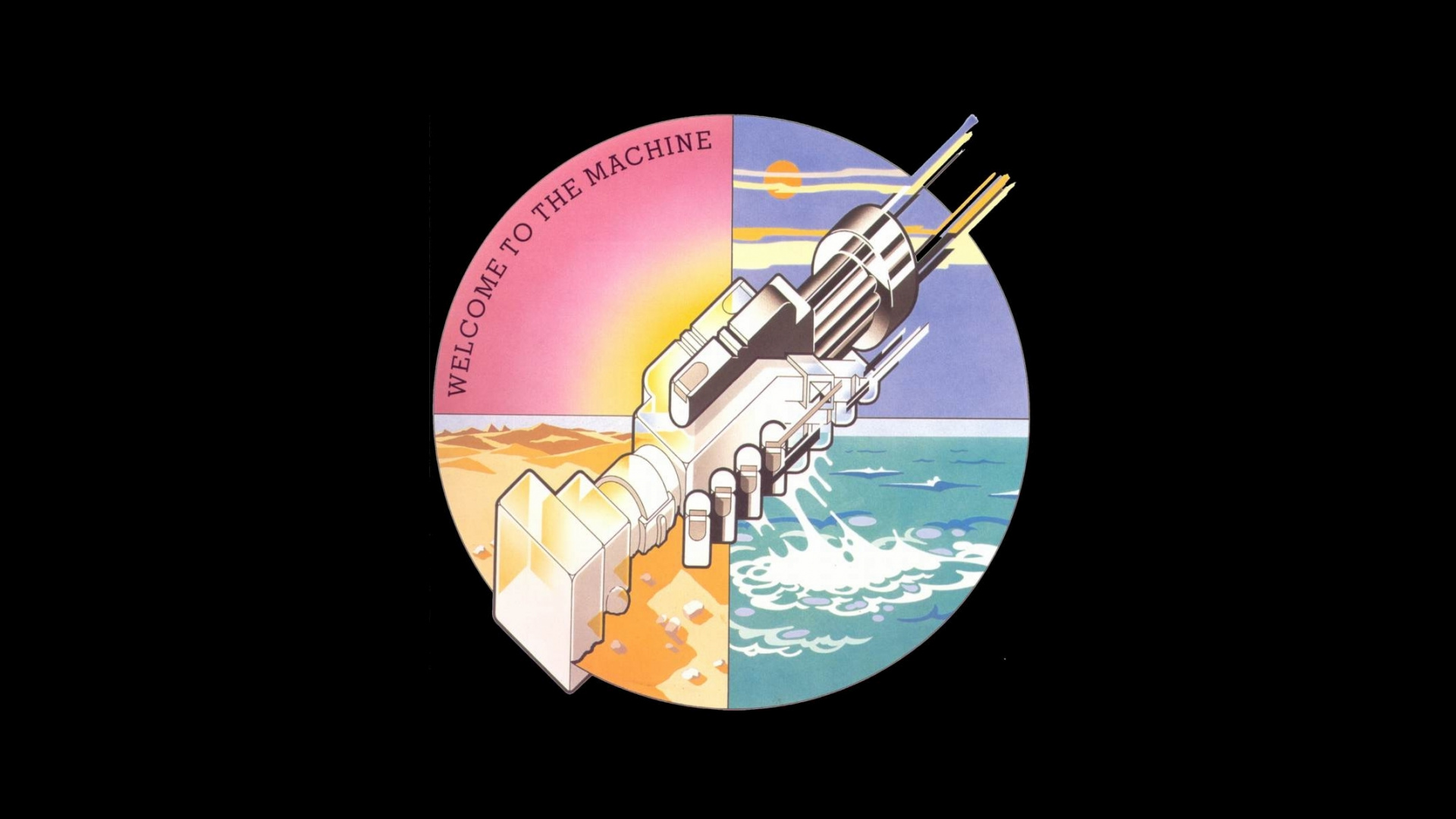 Pink Floyd, Poster, The Dark Side of The Moon, Album, Illustration. Wallpaper in 1920x1080 Resolution