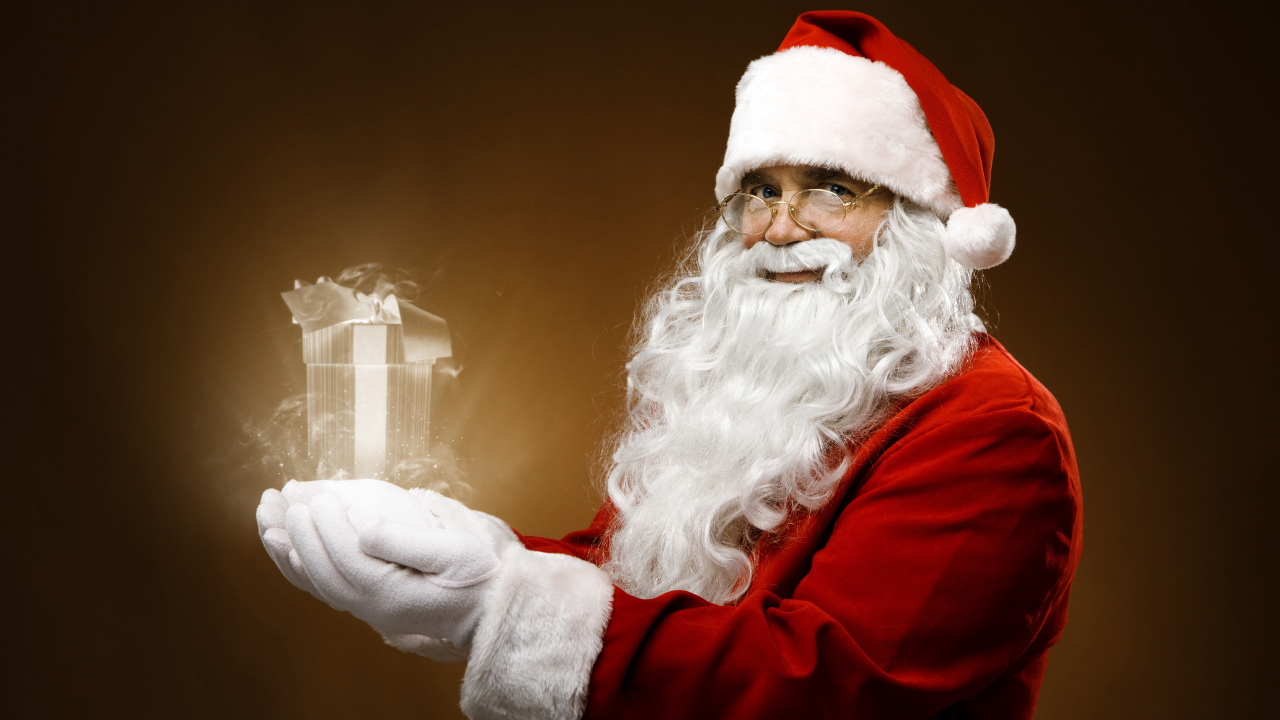 Santa Claus, Le Jour De Noël, Les Poils du Visage, Barbe, Elfe. Wallpaper in 1280x720 Resolution