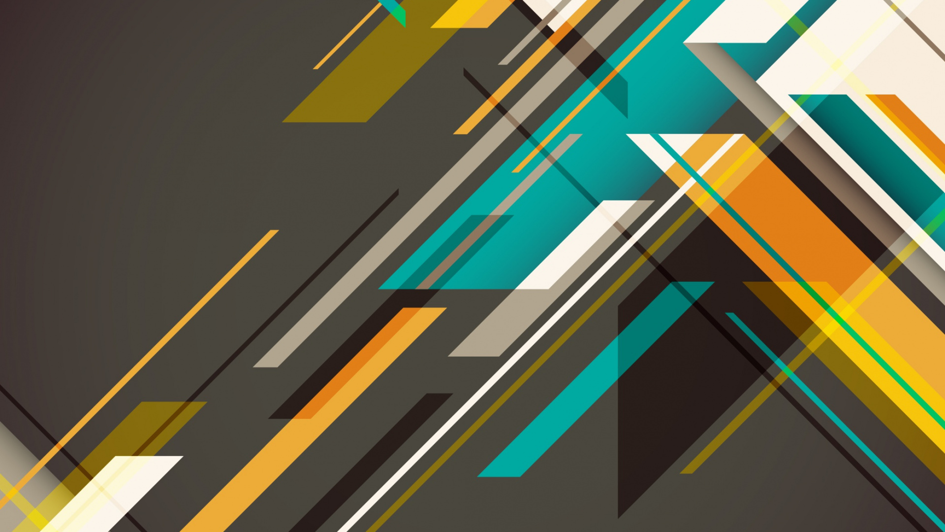 Pintura Abstracta Azul Amarillo y Rojo. Wallpaper in 1920x1080 Resolution