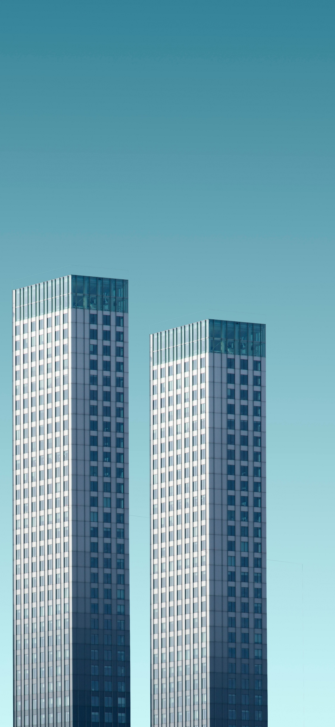 Gebäude, Unsplash-Gebäude, Hochhaus, Wolkenkratzer, Azure. Wallpaper in 1125x2436 Resolution