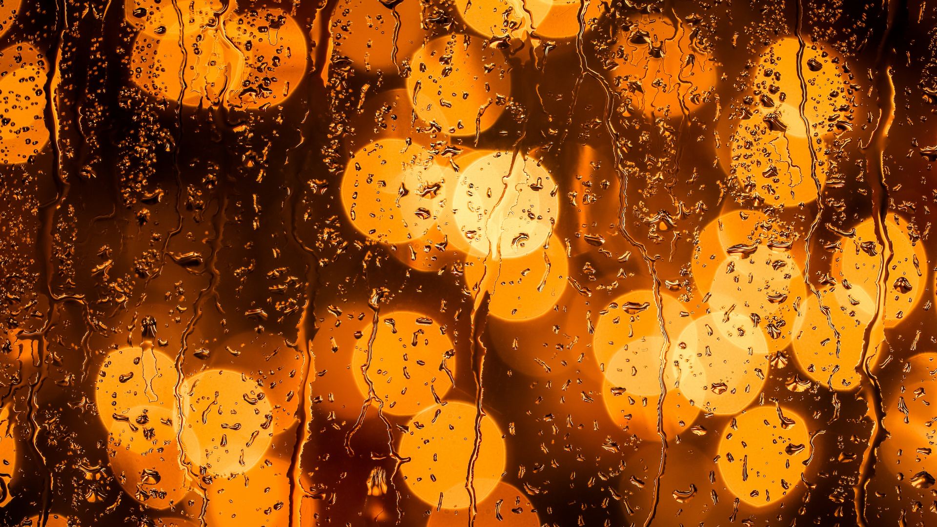 橙色, 黄色的, 琥珀色, 放下, 光 壁纸 1920x1080 允许