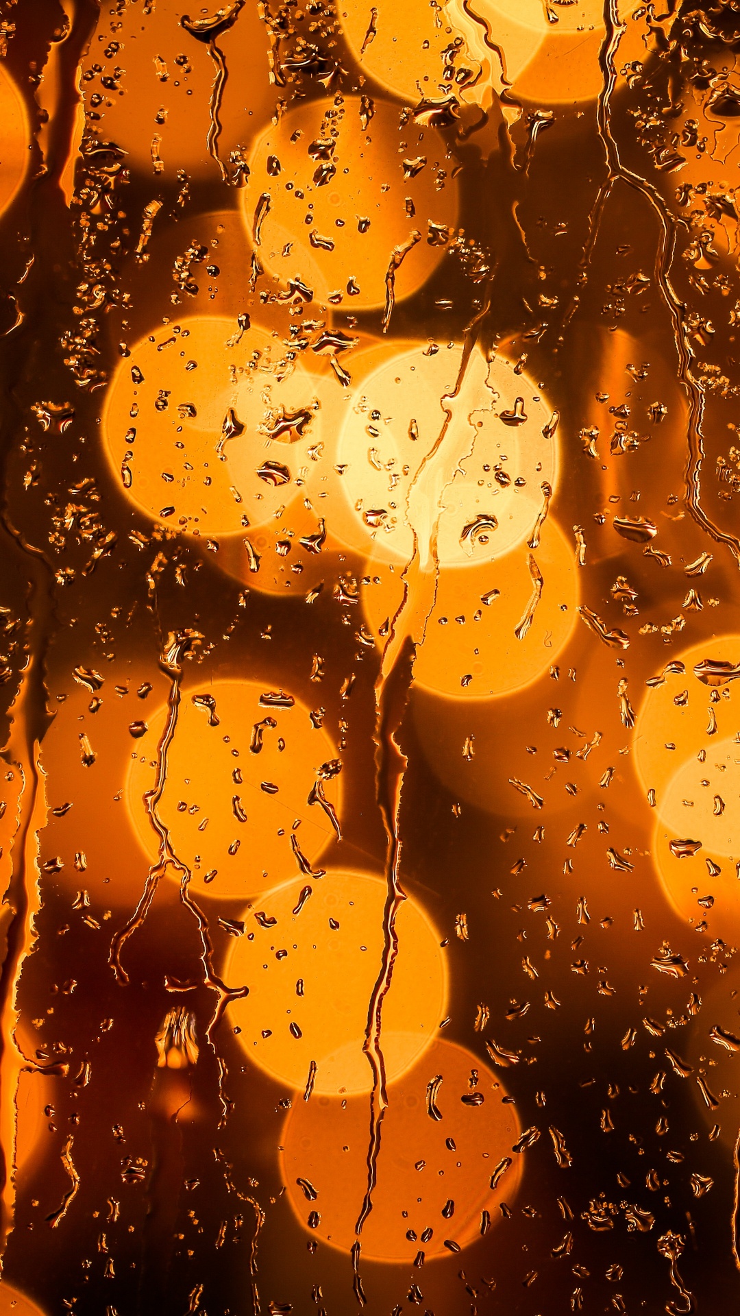 Water Droplets on Glass During Night Time. Wallpaper in 1080x1920 Resolution