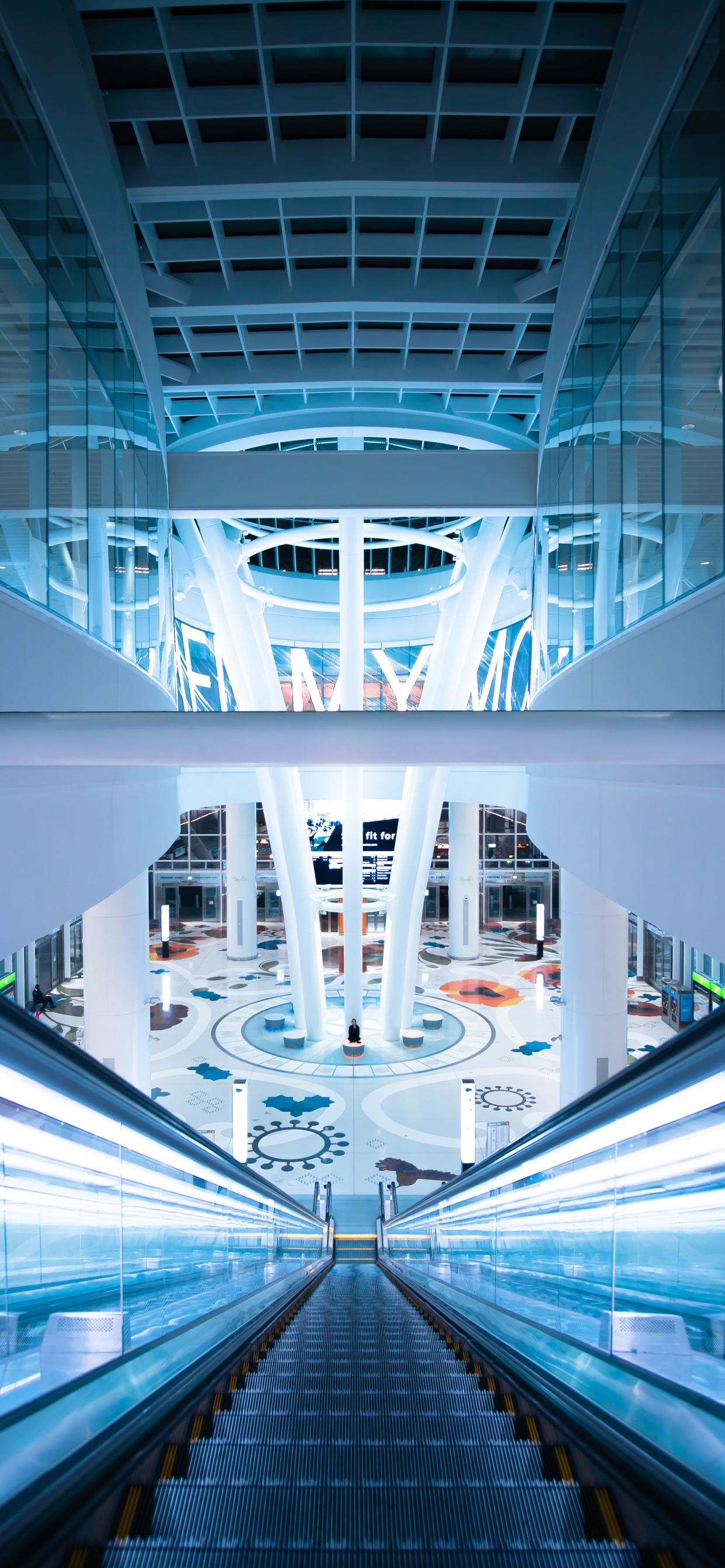 Gare Blanche et Marron. Wallpaper in 1242x2688 Resolution