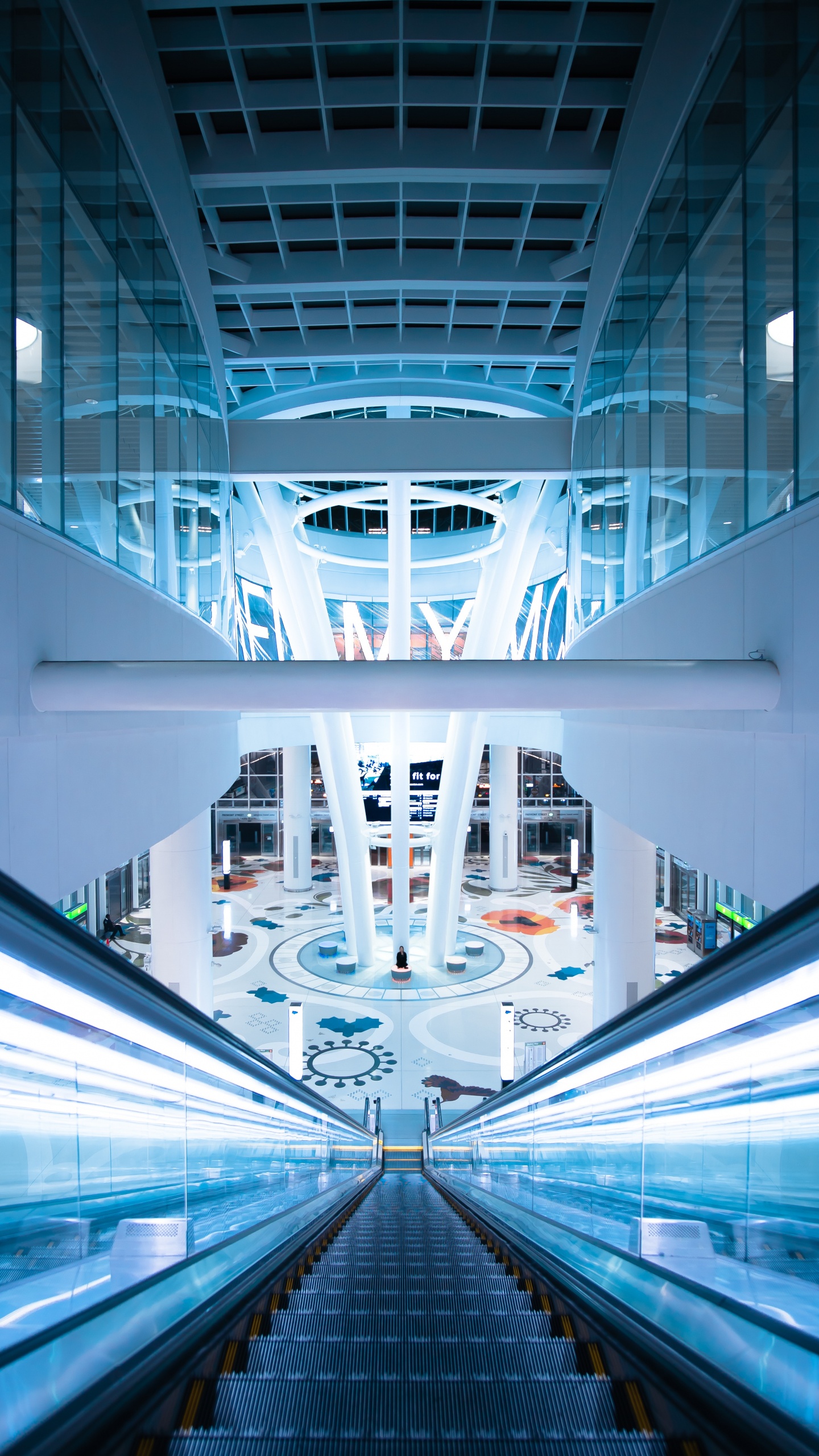 Gare Blanche et Marron. Wallpaper in 1440x2560 Resolution