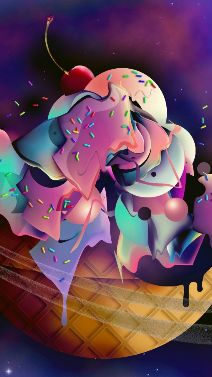 Lila Und Braune Drachenillustration. Wallpaper in 720x1280 Resolution