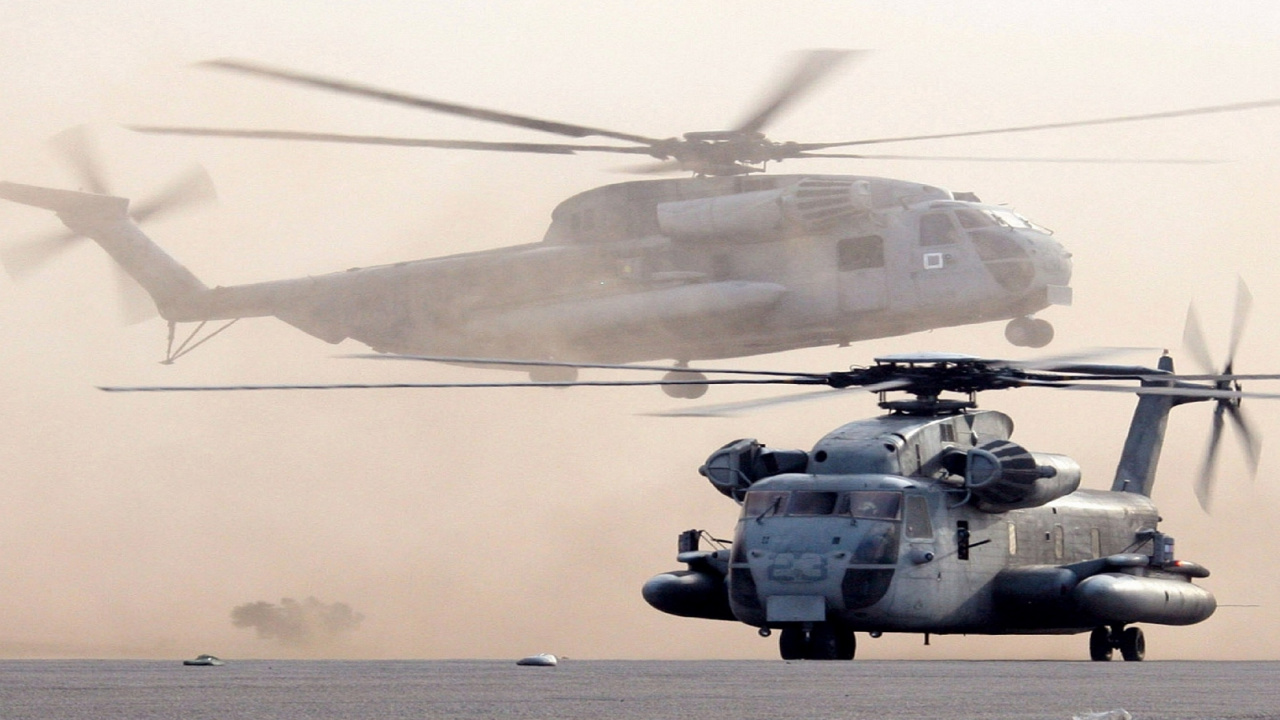 直升机转子的, 直升机, 军用直升机, 空军, 旋翼飞机 壁纸 1280x720 允许