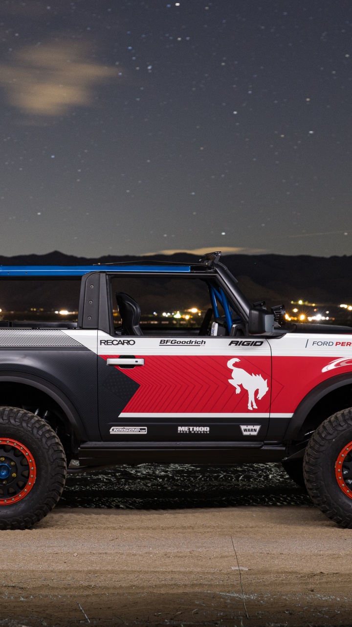 Ford, Ford Bronco, Ford Motor Company, Car, Off-road-racing. Wallpaper in 720x1280 Resolution