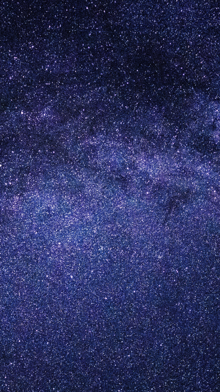 Blaue Und Schwarze Sternennacht. Wallpaper in 750x1334 Resolution