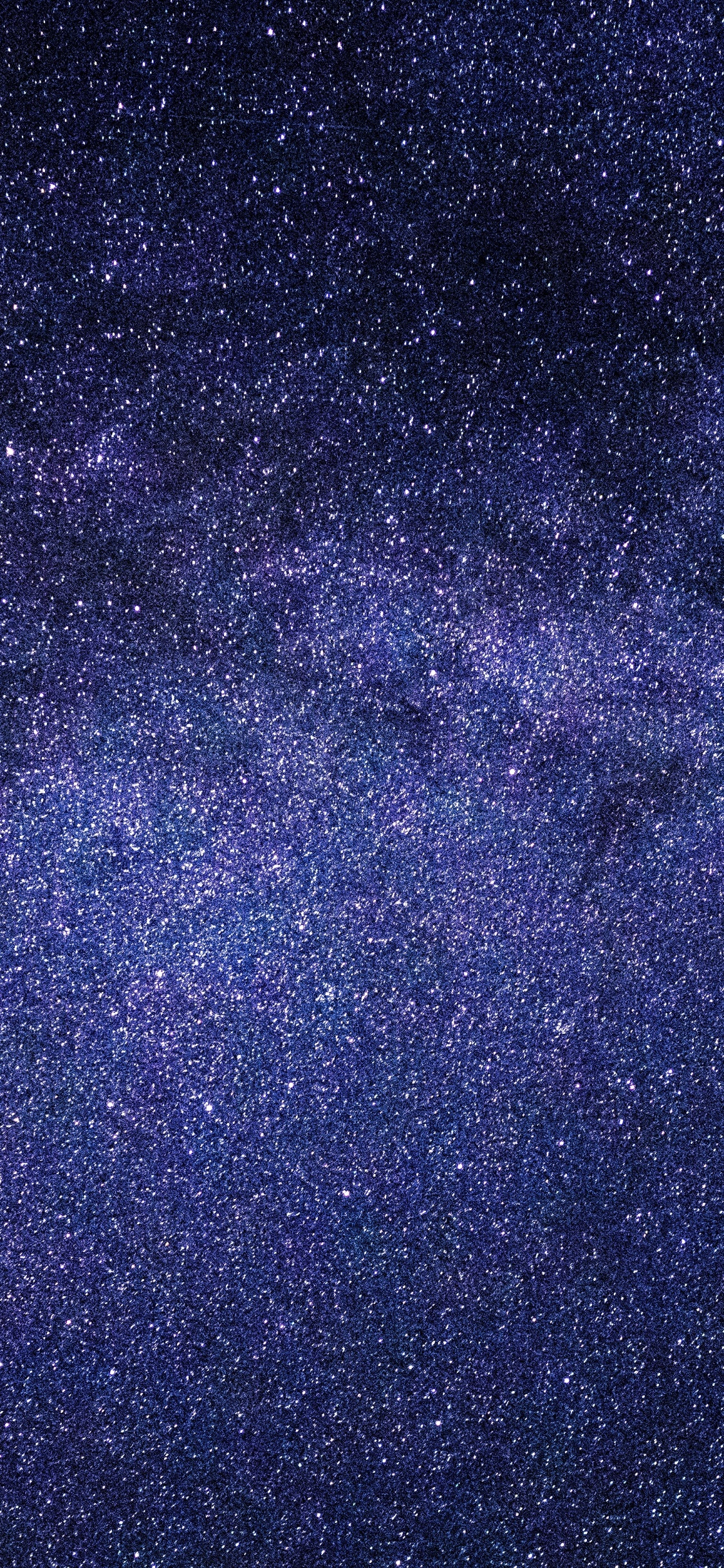 Blue and Black Starry Night. Wallpaper in 1125x2436 Resolution