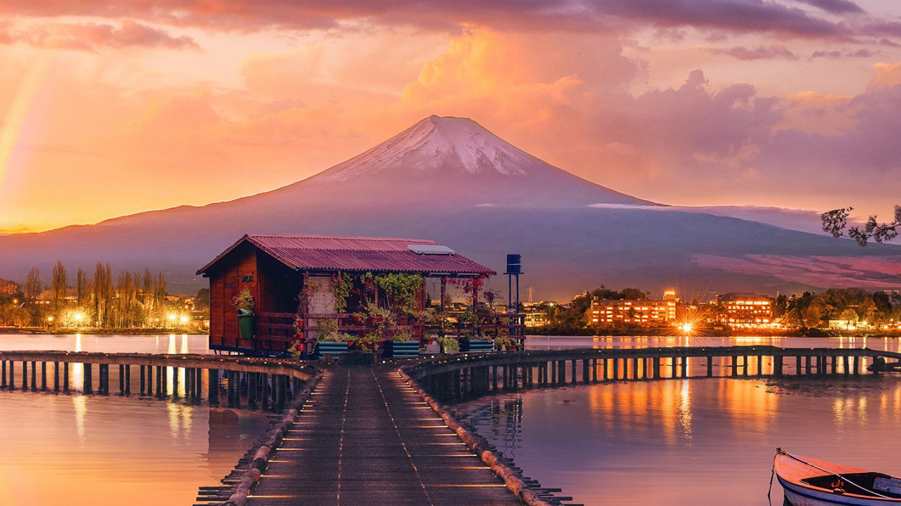 Images de Beaux Paysages, Eau, Les Ressources en Eau, Afterglow, Lumière. Wallpaper in 1280x720 Resolution