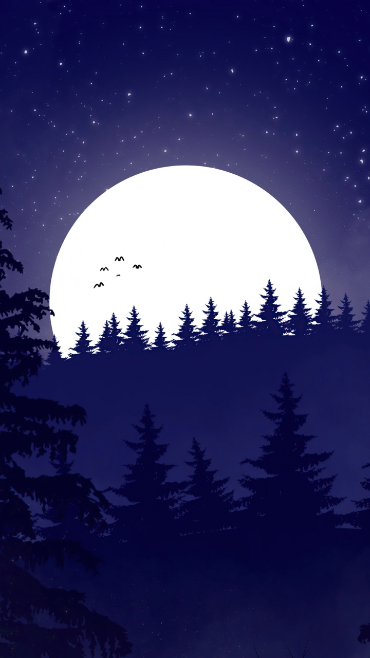 2021, Atmosphere, Moon, World, Light. Wallpaper in 720x1280 Resolution