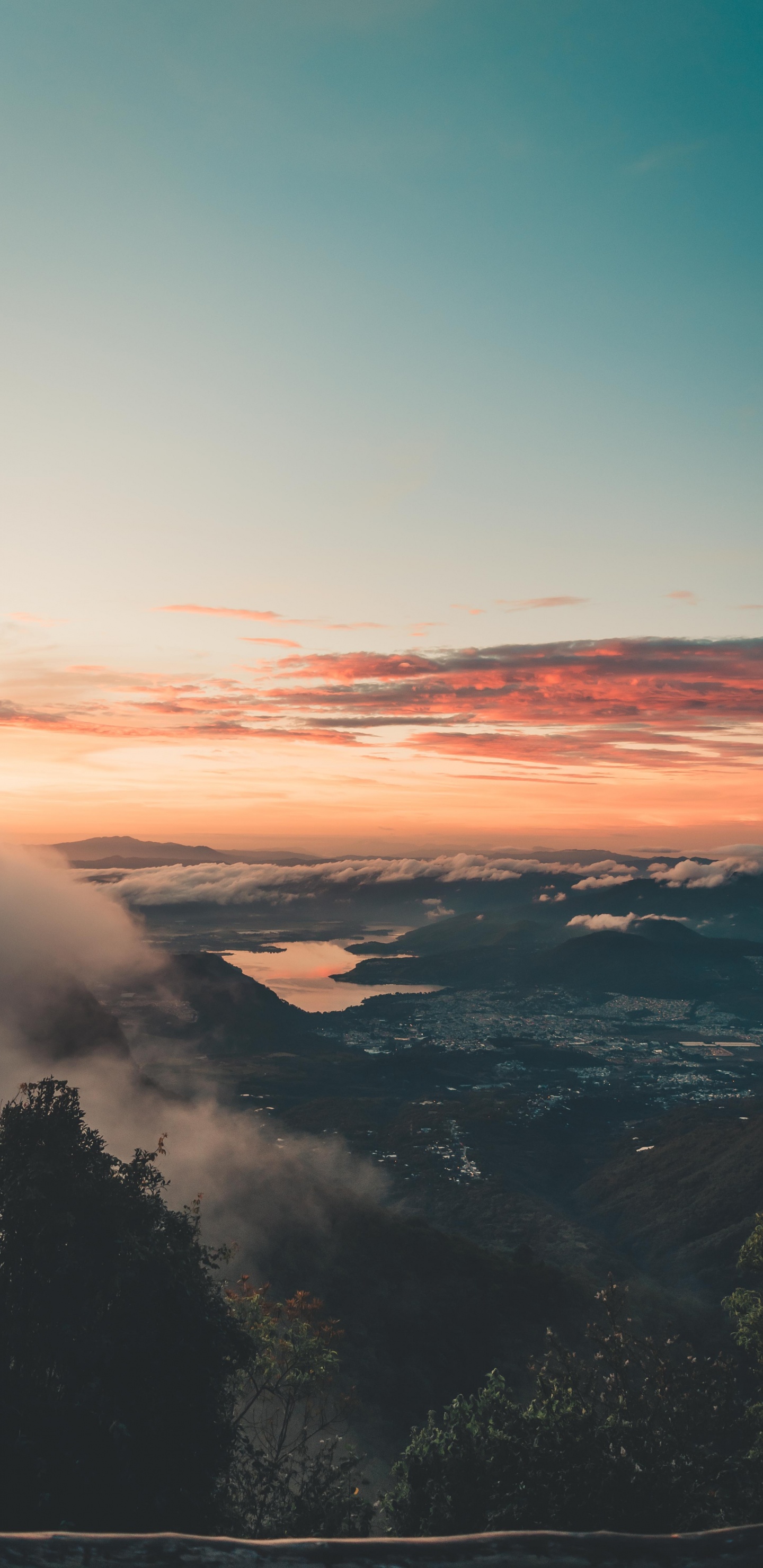 Sonnenuntergang, Himmel, Cloud, Atmosphäre, Morgen. Wallpaper in 1440x2960 Resolution