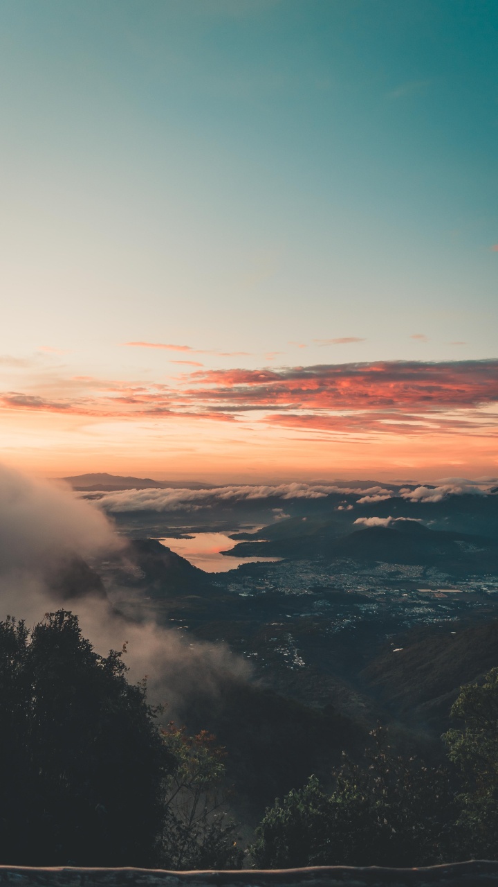 Sonnenuntergang, Himmel, Cloud, Atmosphäre, Morgen. Wallpaper in 720x1280 Resolution