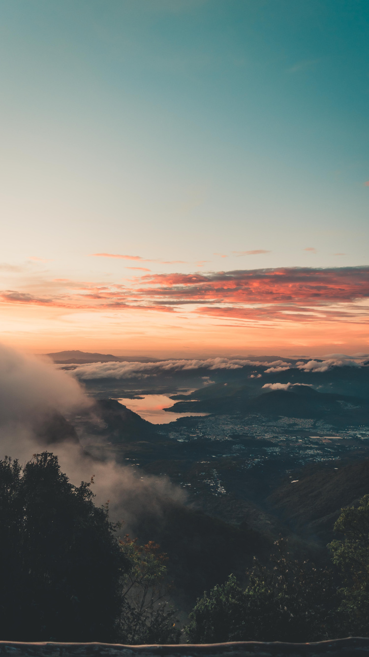 Sonnenuntergang, Himmel, Cloud, Atmosphäre, Morgen. Wallpaper in 750x1334 Resolution