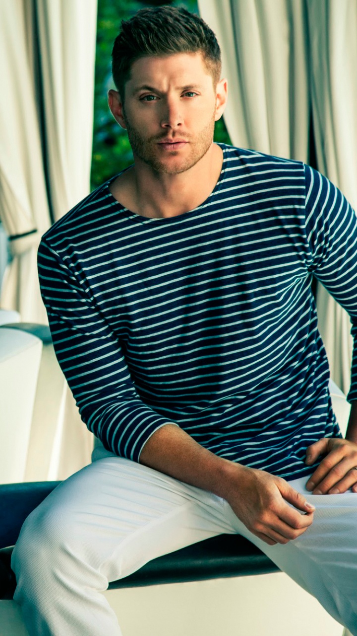 Jensen Ackles, 迪恩温彻斯特, 超自然的, 坐, 休闲 壁纸 720x1280 允许