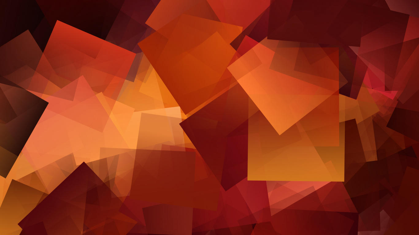 Art Abstrait Rouge et Jaune. Wallpaper in 1366x768 Resolution