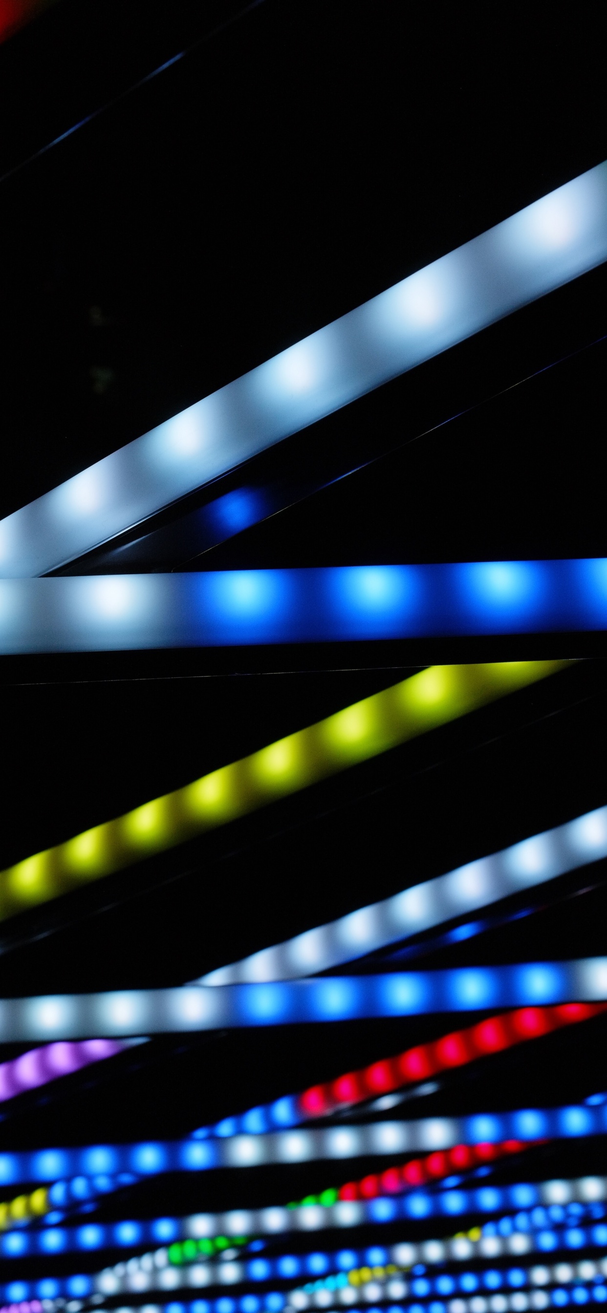 Black Green Red and Blue Light. Wallpaper in 1242x2688 Resolution