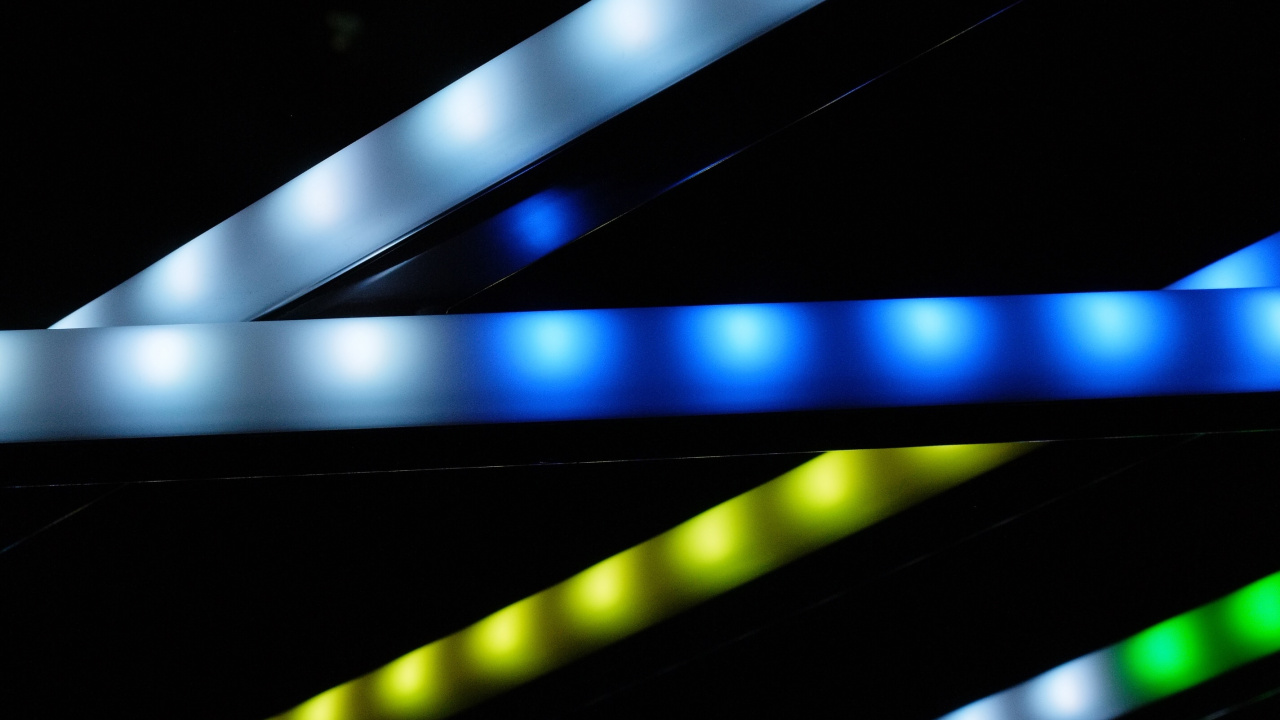 Black Green Red and Blue Light. Wallpaper in 1280x720 Resolution