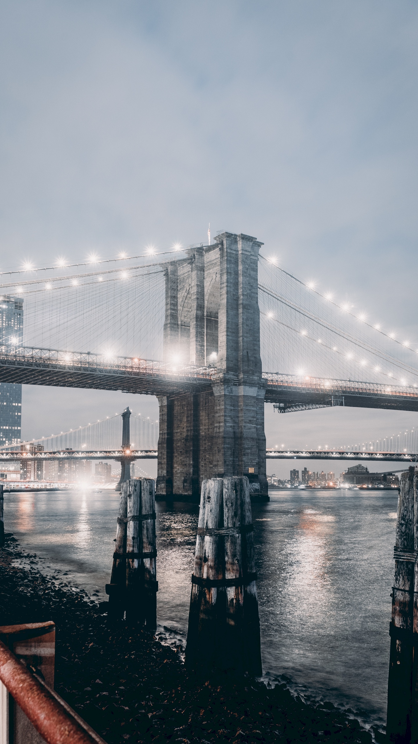 Bridge Over Water During Daytime. Wallpaper in 1440x2560 Resolution