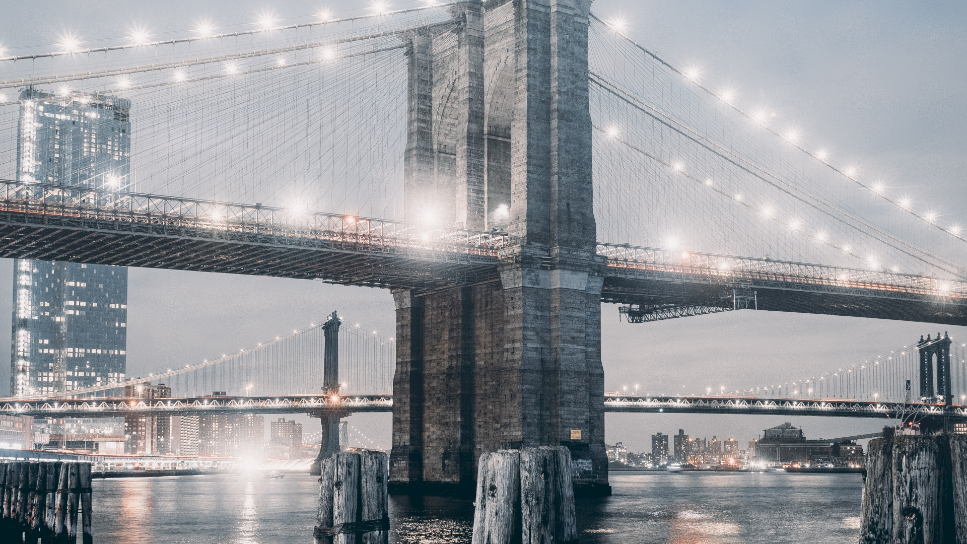 Bridge Over Water During Daytime. Wallpaper in 1920x1080 Resolution