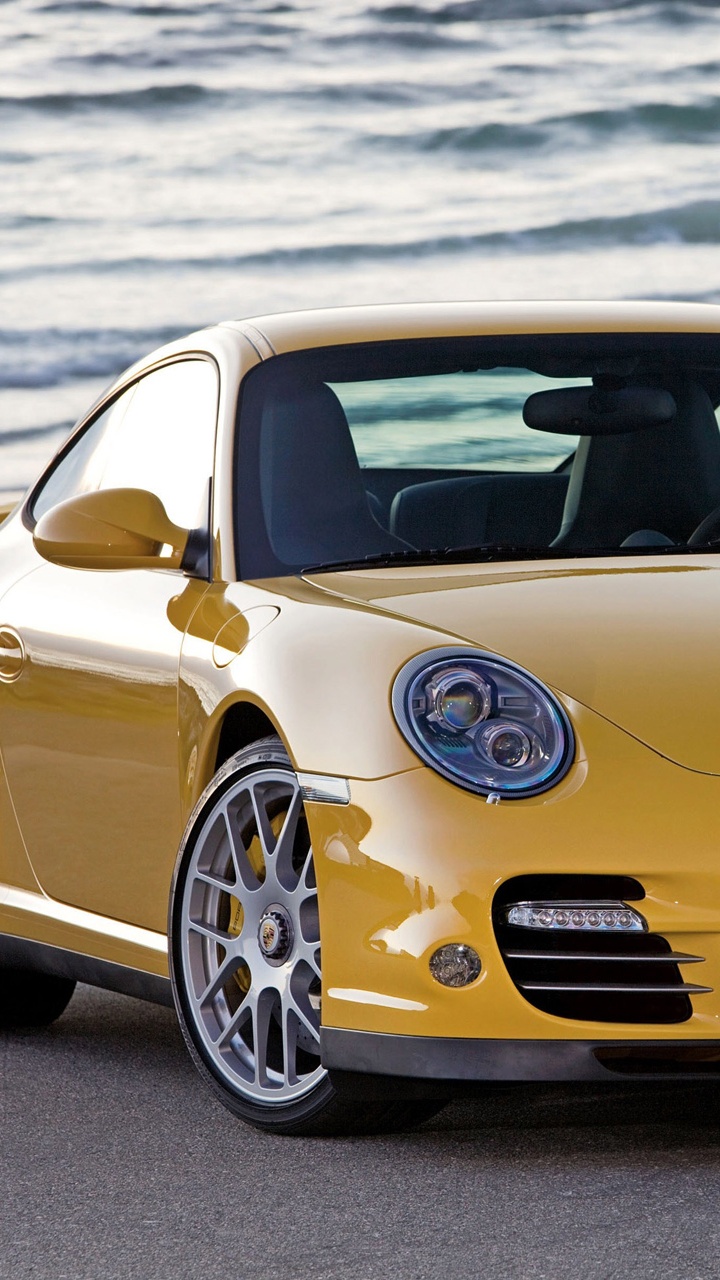 Yellow Bmw m 3 Coupe on Road During Daytime. Wallpaper in 720x1280 Resolution