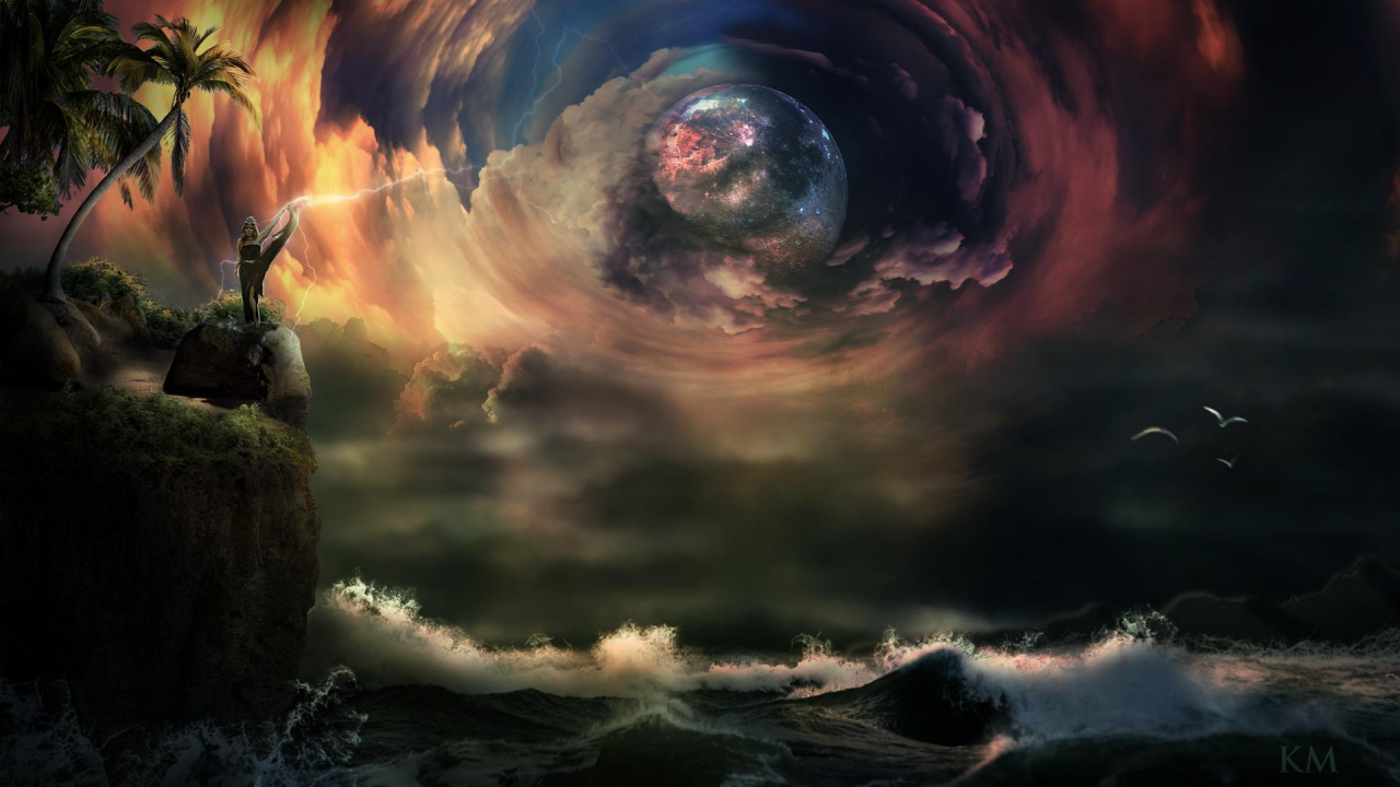 Naturaleza, Ambiente, Luz, Objeto Astronómico, Arte. Wallpaper in 1280x720 Resolution